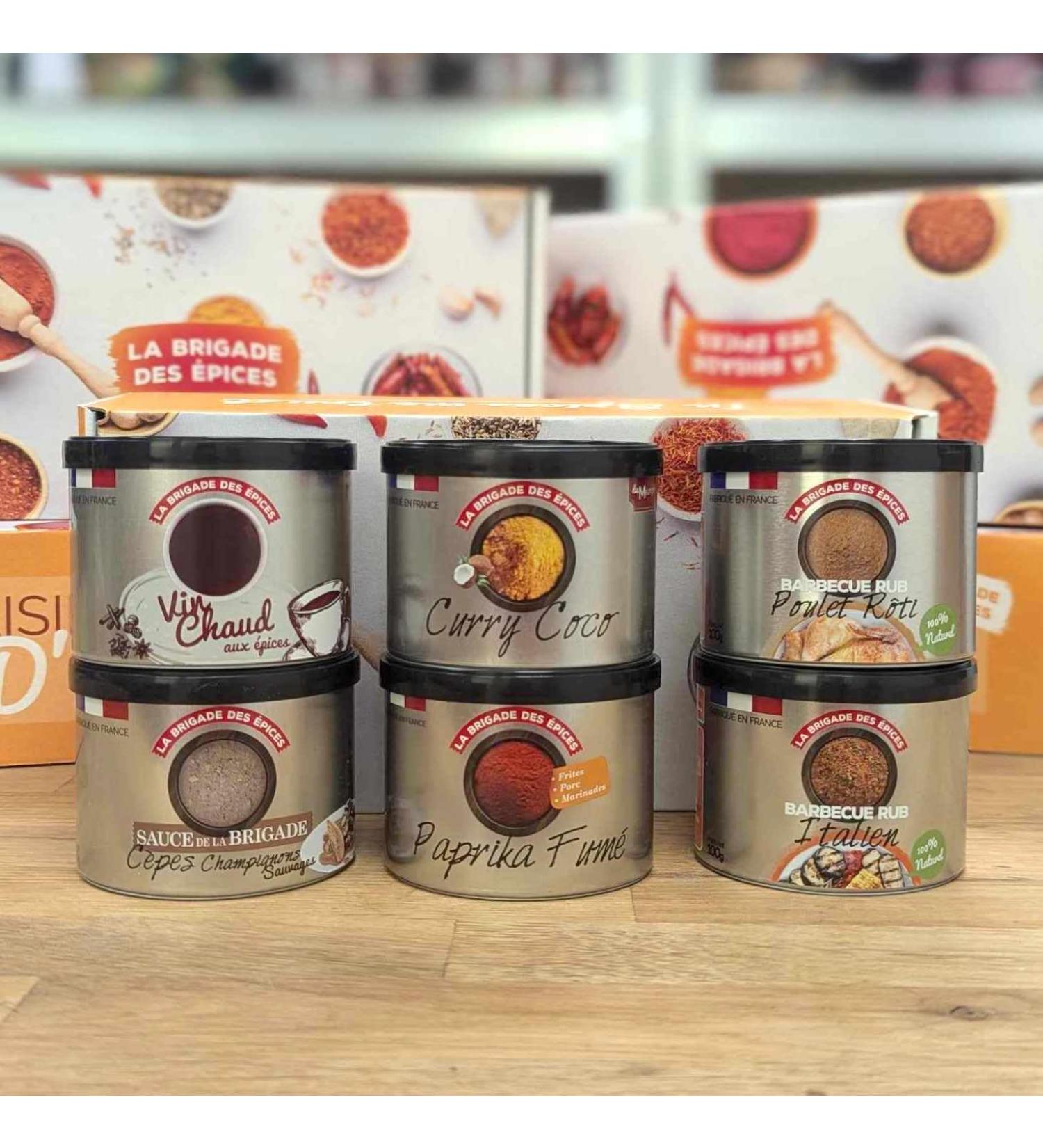 La Brigade des pices - Spice Set | Gift Ideas For Men And Women | Gifts for Kitchen Lovers | Spice Mixes & Seasoning Made in France - Buy Online on GoSupps.com