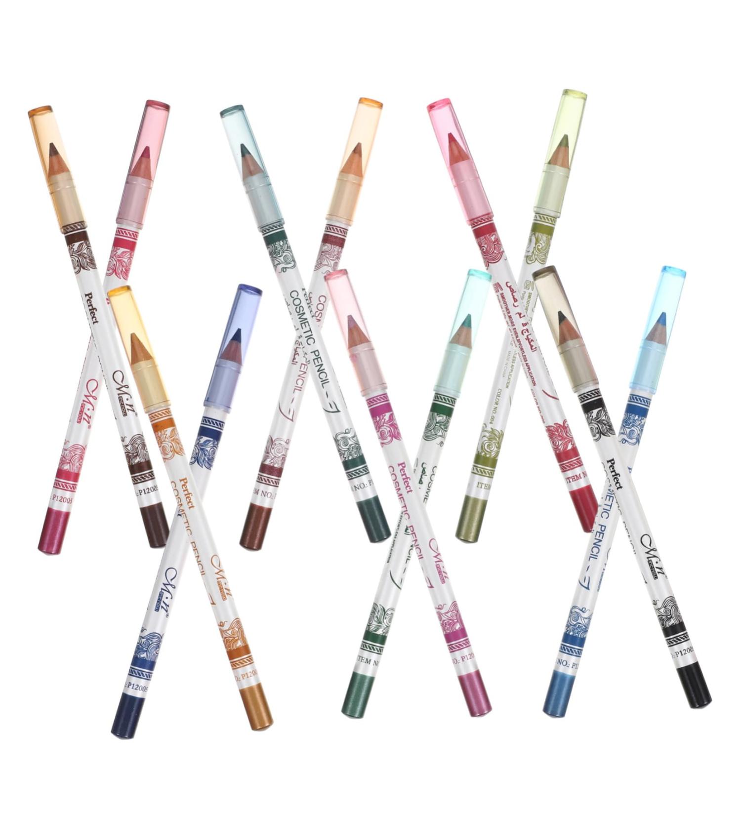 BIUDECO 24 Pcs Colored Eyeliner Pencils Lip Liner Colored Eyeliners Sweatproof Eyeliner Colorful - Buy Online on GoSupps.com