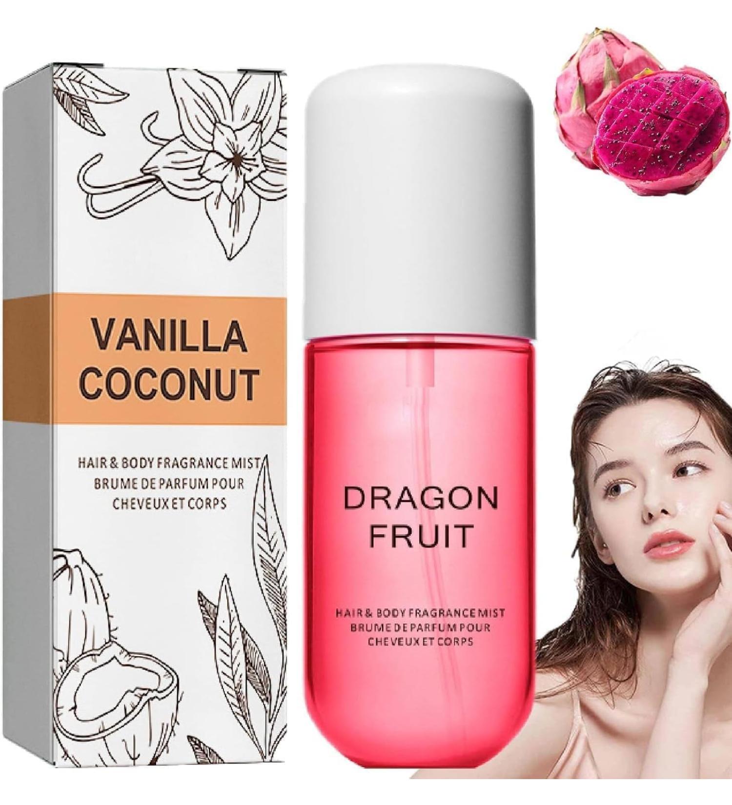 Vanilla Perfume Body Mist Travel Size Body & Hair Fragrance Mist 50 Ml Travel Size Long Lasting Perfume Spray (dragon fruit) - Buy Online on GoSupps.com