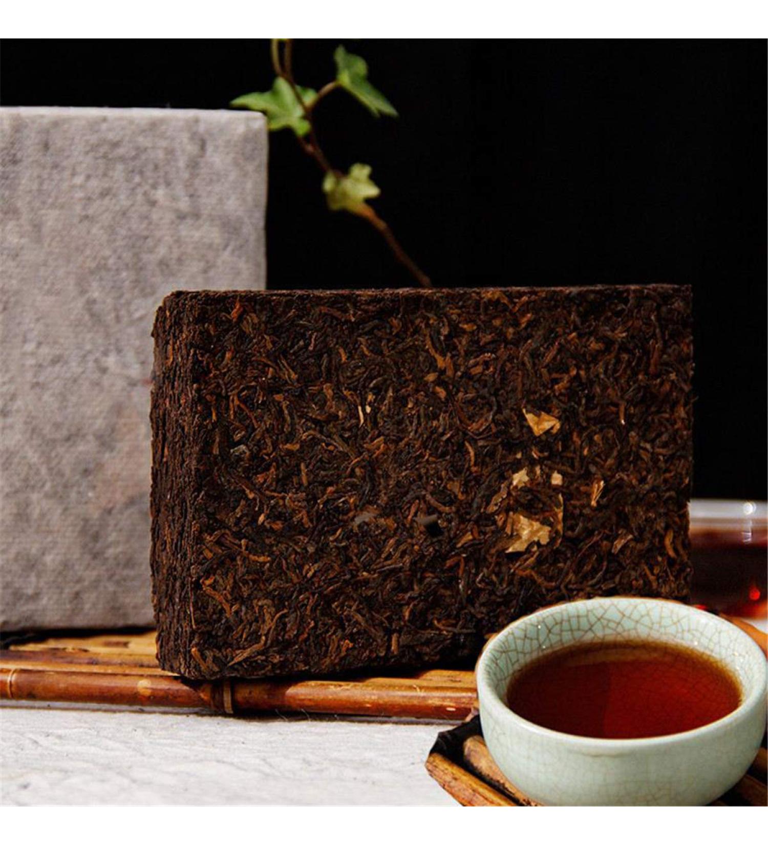 200g (0.44LB) Th Pu-erh vieilli Th chinois Yunnan cuit puerh Th rouge Nourriture verte Th noir Th chinois Shu Cha Th Puerh Nourriture saine Vieux arbres Th Puh th cuit - Buy Online on GoSupps.com