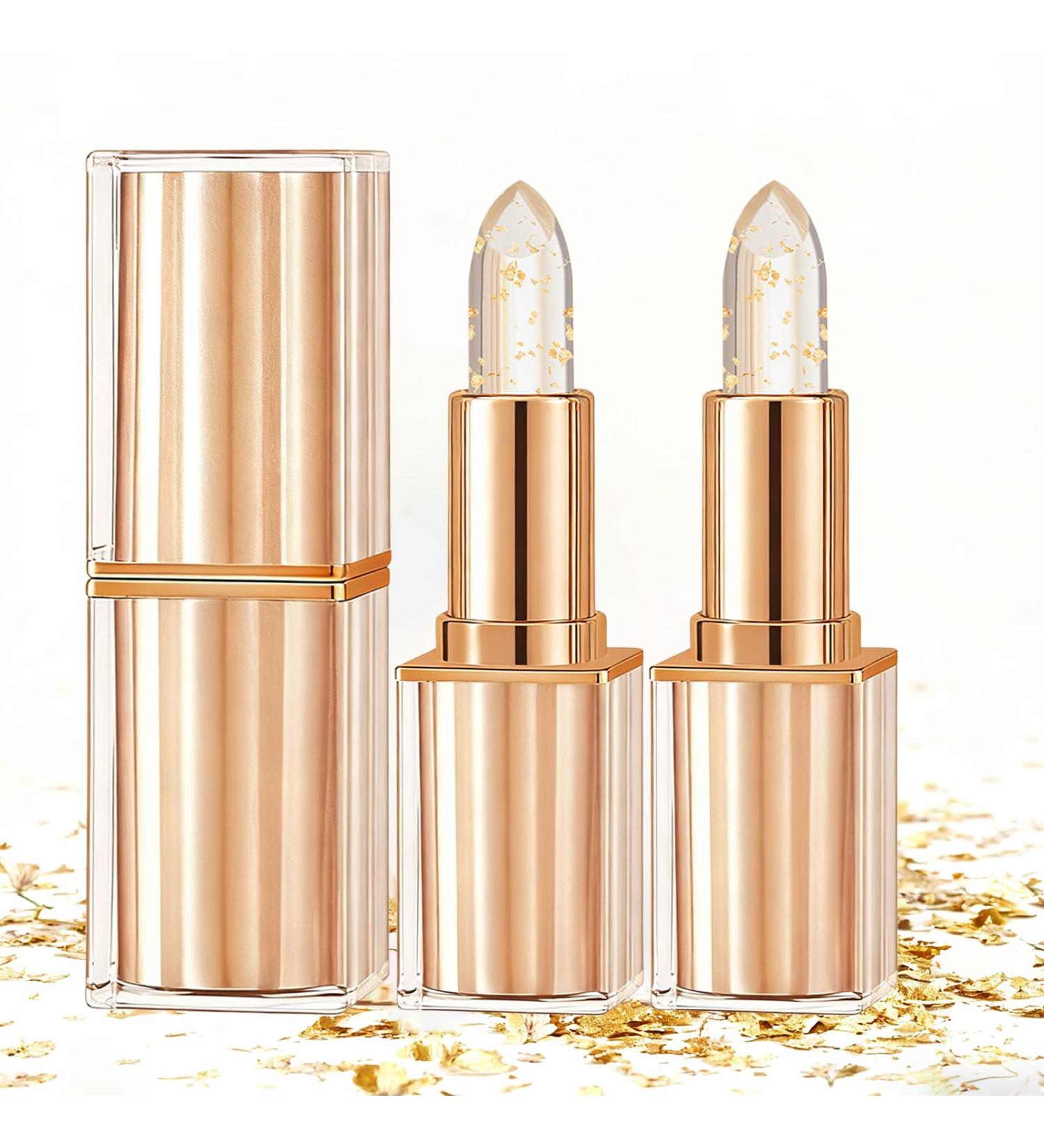  MEITREND Color-changing lipstick - Sheer lipstick with gold foil - Smudge-proof - Long-lasting - Hy - Buy Online on GoSupps.com