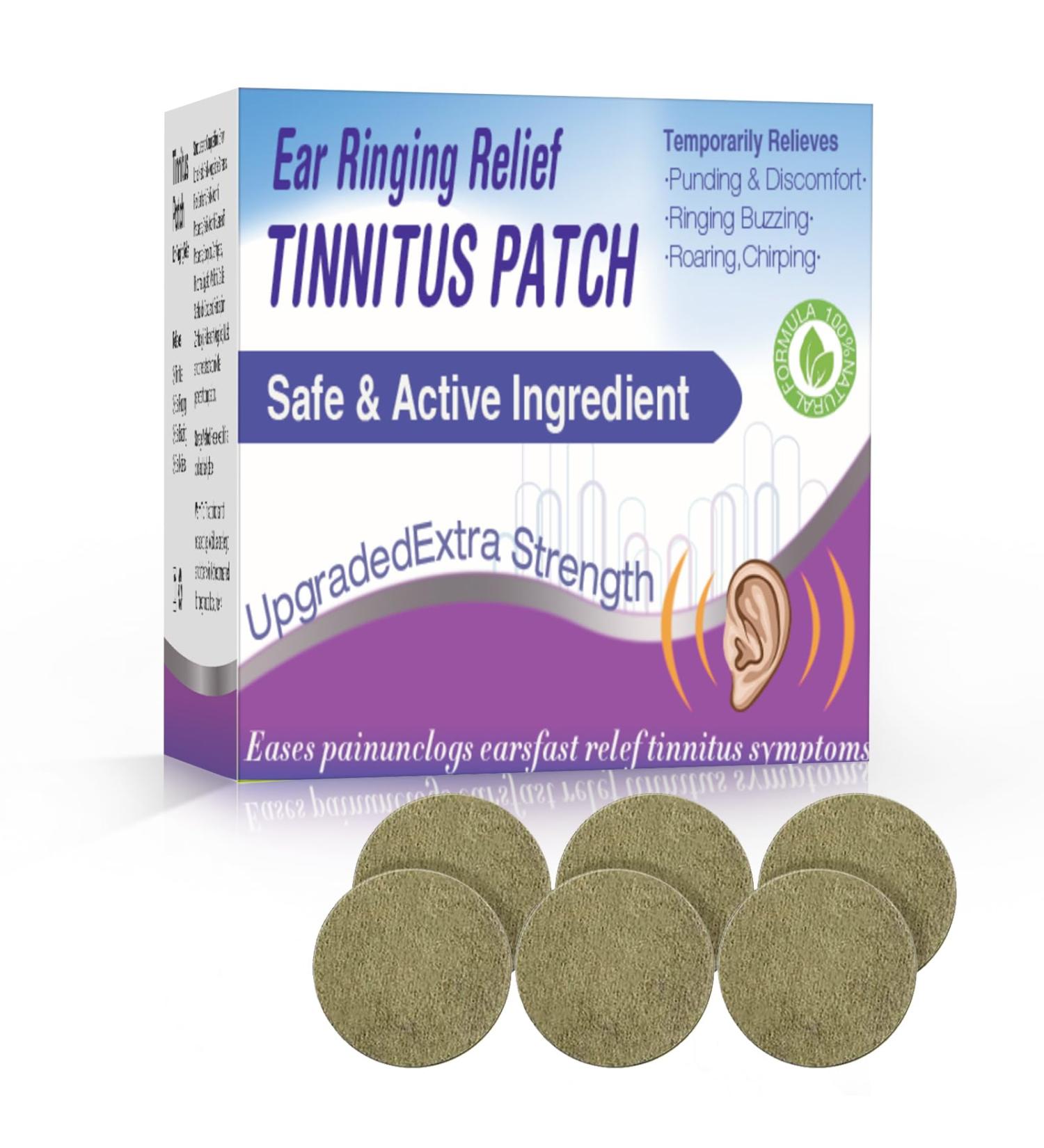 Tinnitus Relief Patches - Natural Herbal Treatment for Ringing Ears | Improve Hearing & Boost Blood Circulation - 50Pcs - Buy Online on GoSupps.com