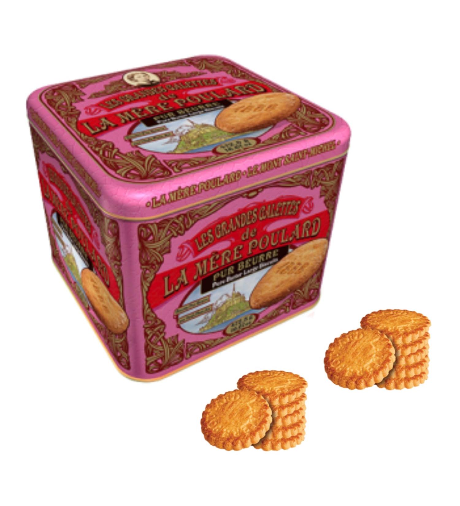  LA MERE POULARD La Mere Poulard 1888 | Pure Salted Butter and Caramel Biscuits | French Butter Biscuits Box | Butter and Caramel Shortbread - 472.5 Gr | Gift Biscuit Boxes - Buy Online on GoSupps.com