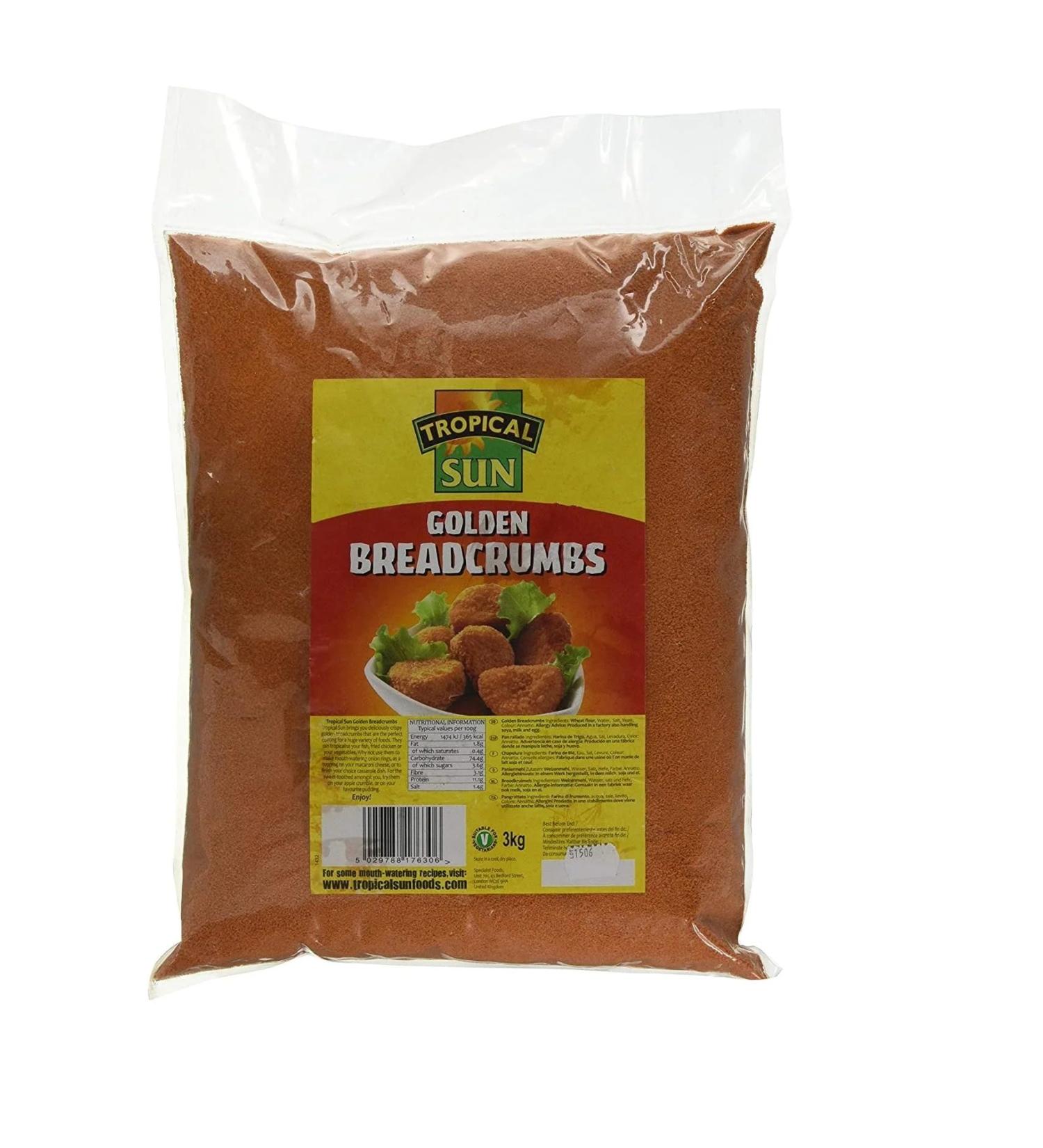 Tropical Sun Golden Breadcrumbs 3kg-Fd