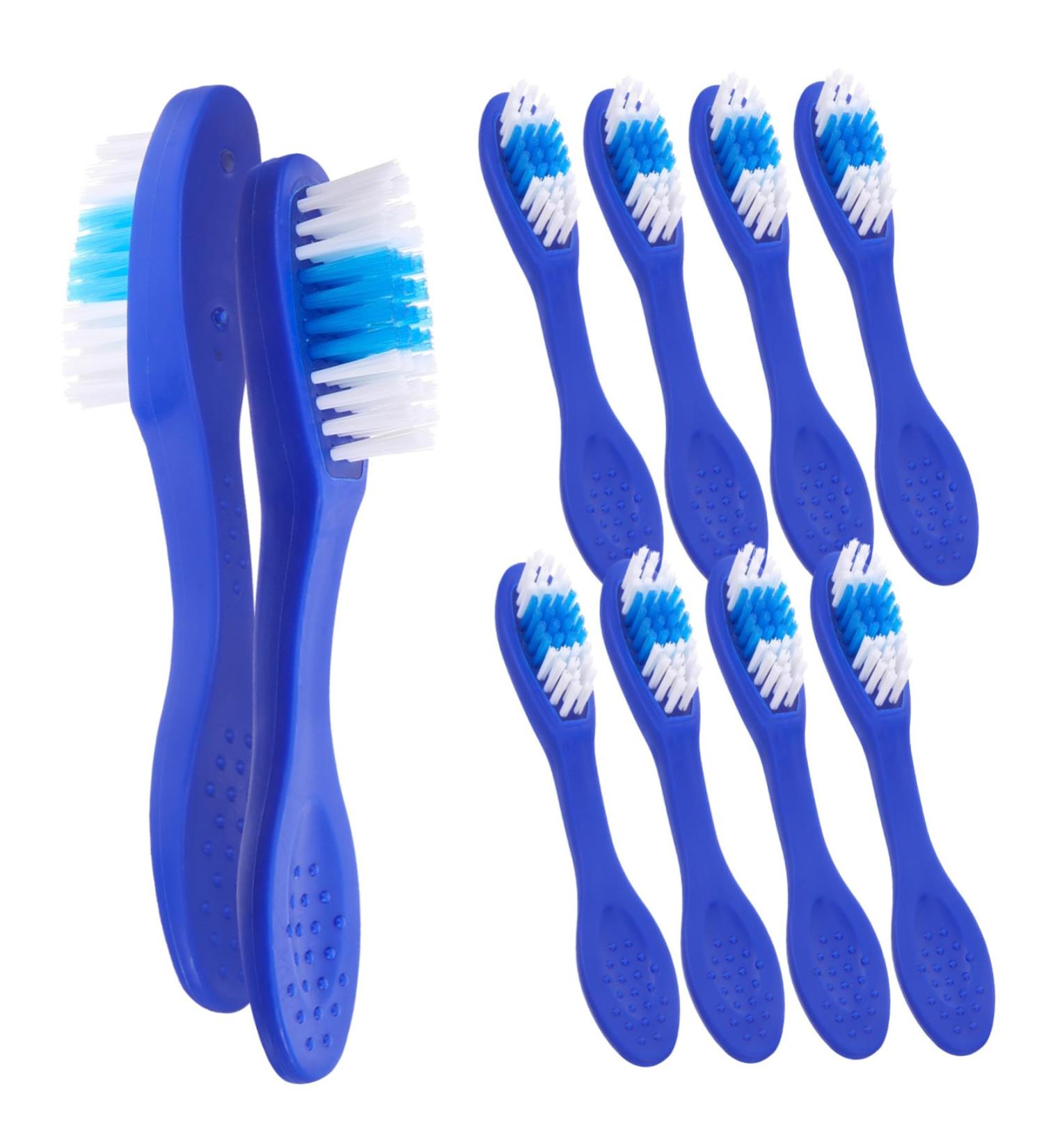 Clispeed Travel Toothbrush - 10 Pack Disposable Soft Nylon Brushes for Kids & Adults | Ideal for Travel & Prisons - Buy Online on GoSupps.com