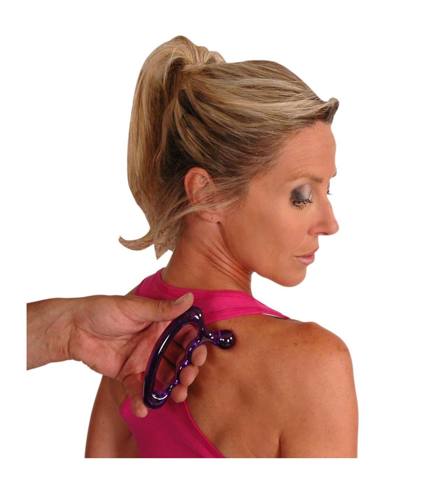 Index Knobber 2 | Self-Massage Aid & Roller Device for Pain Relief | Durable Plastic Massager - Buy Online on GoSupps.com