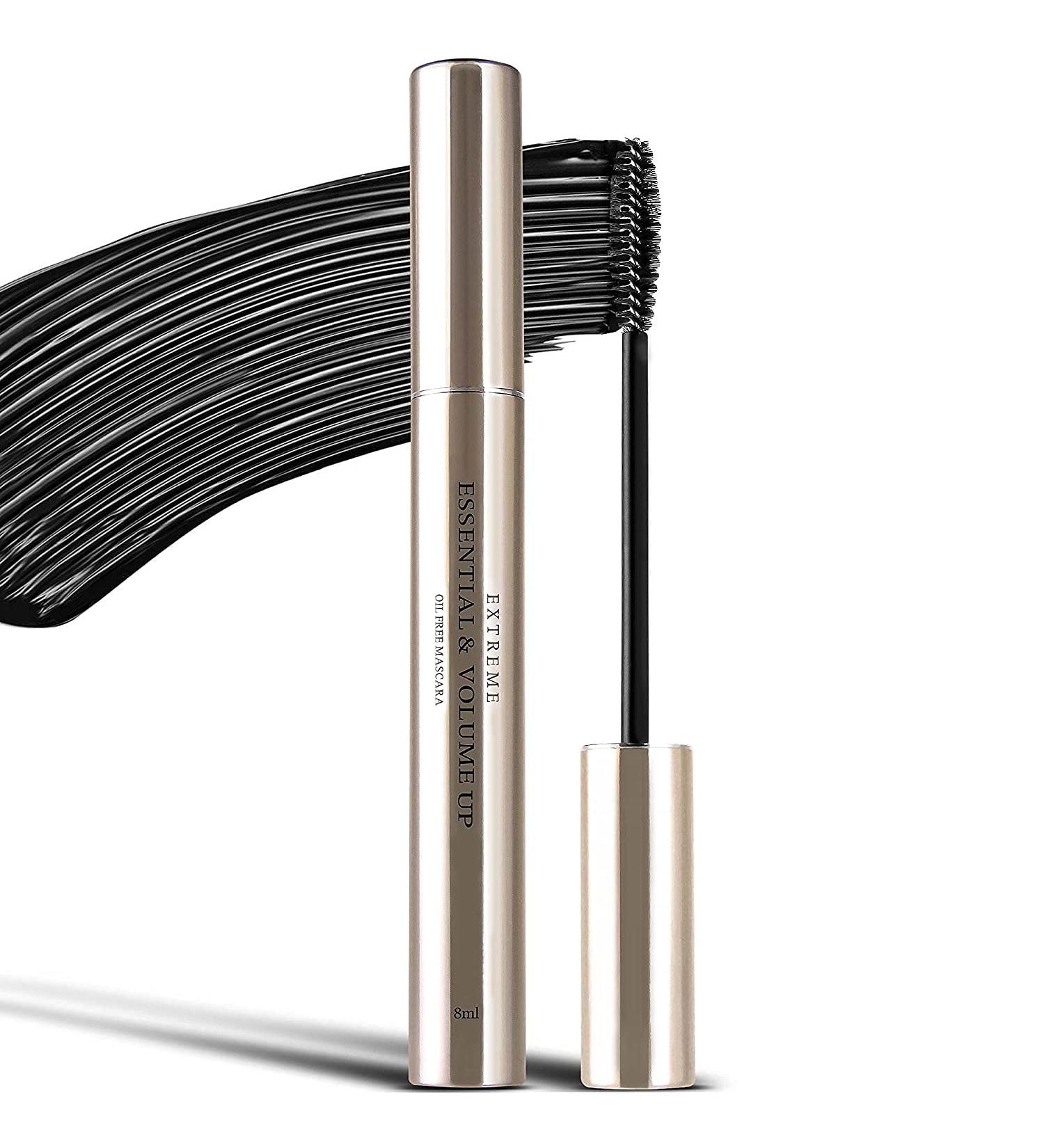 Dlux Professional Black Volume Up Waterproof Mascara - 3D Fiber Formula, Smudge Proof, Cruelty Free - 0.27 fl.oz - Buy Online on GoSupps.com