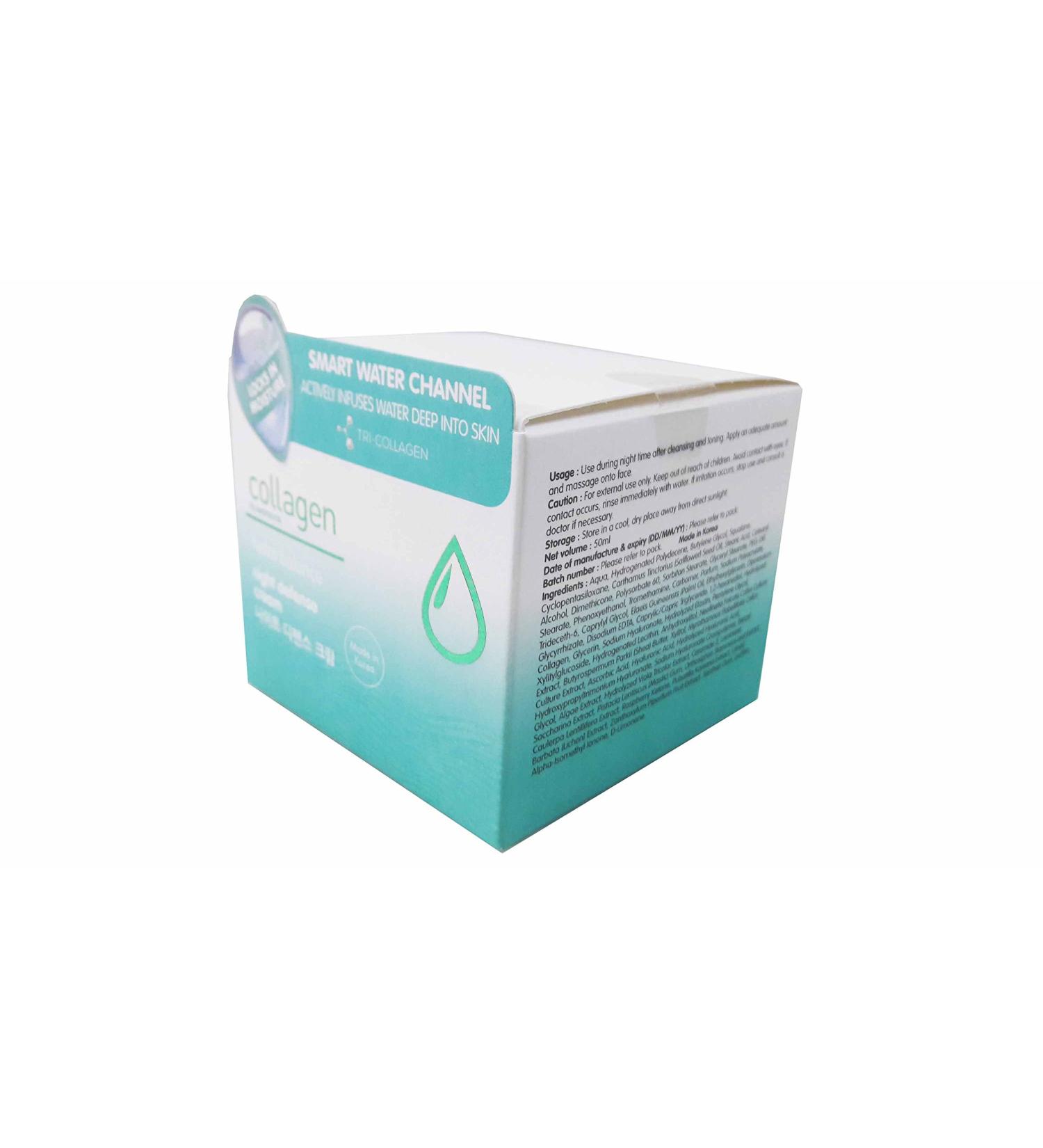 Collagen by Watsons. Hydro Balance Night Defense Cream maintains the optimal sebum-moisture balance in your skin and protects it against greasiness and dryness. (50 ml/pack) - Buy Online on GoSupps.com