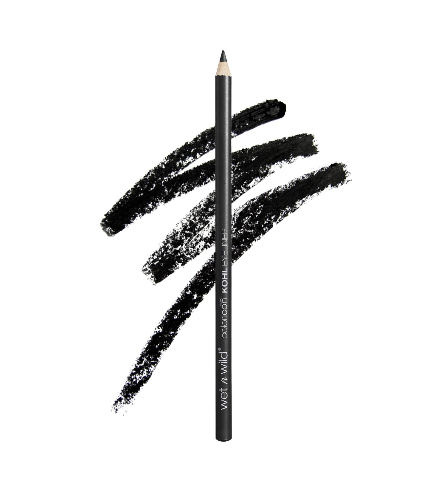 Wet n Wild Color Icon Kohl Eyeliner Pencil in Babys Got Black - Long Lasting Formula for Intense Eye Definition - Buy Online on GoSupps.com