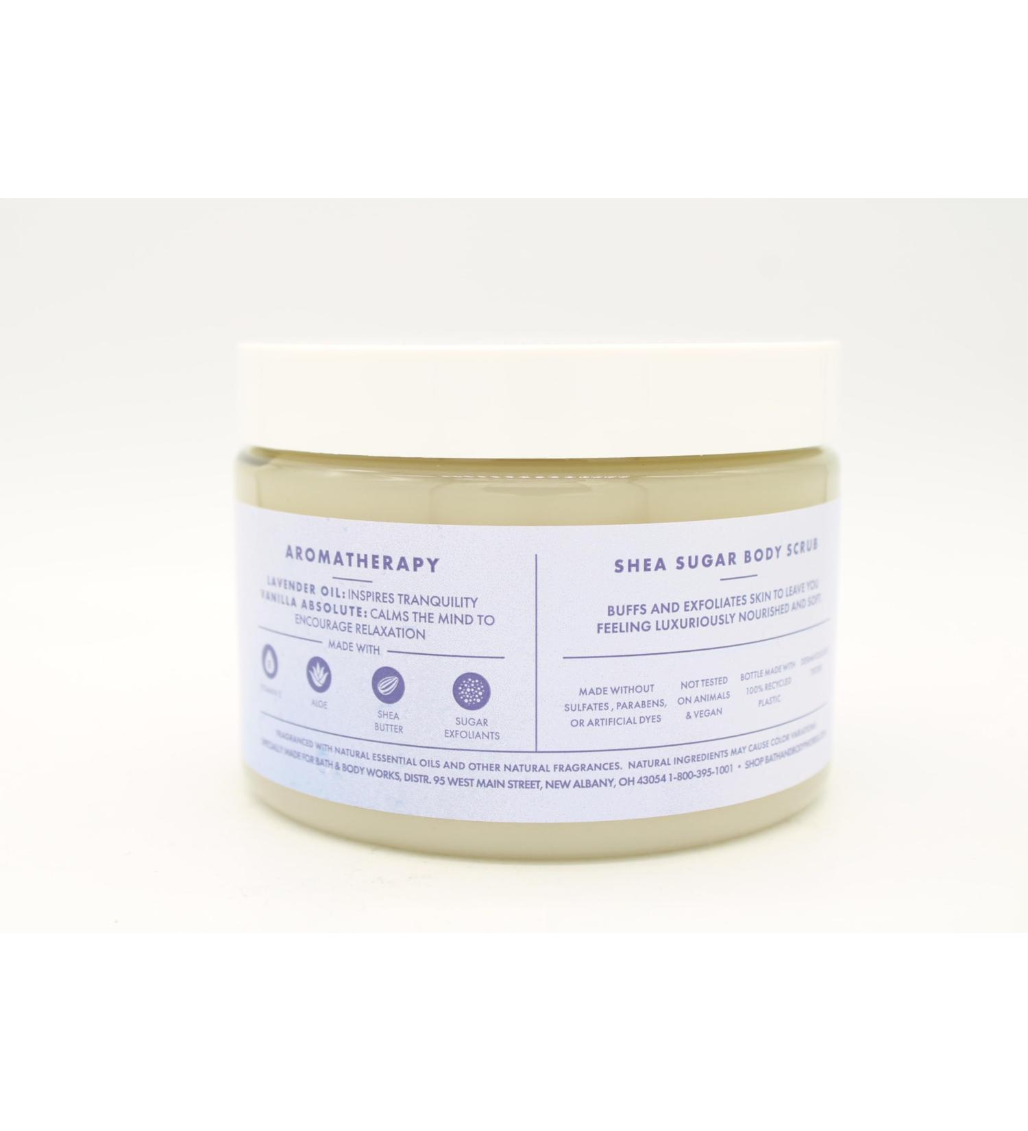 Generic Lavender + Vanilla Bath and Body Shea Sugar Body Scrub 12.5 oz