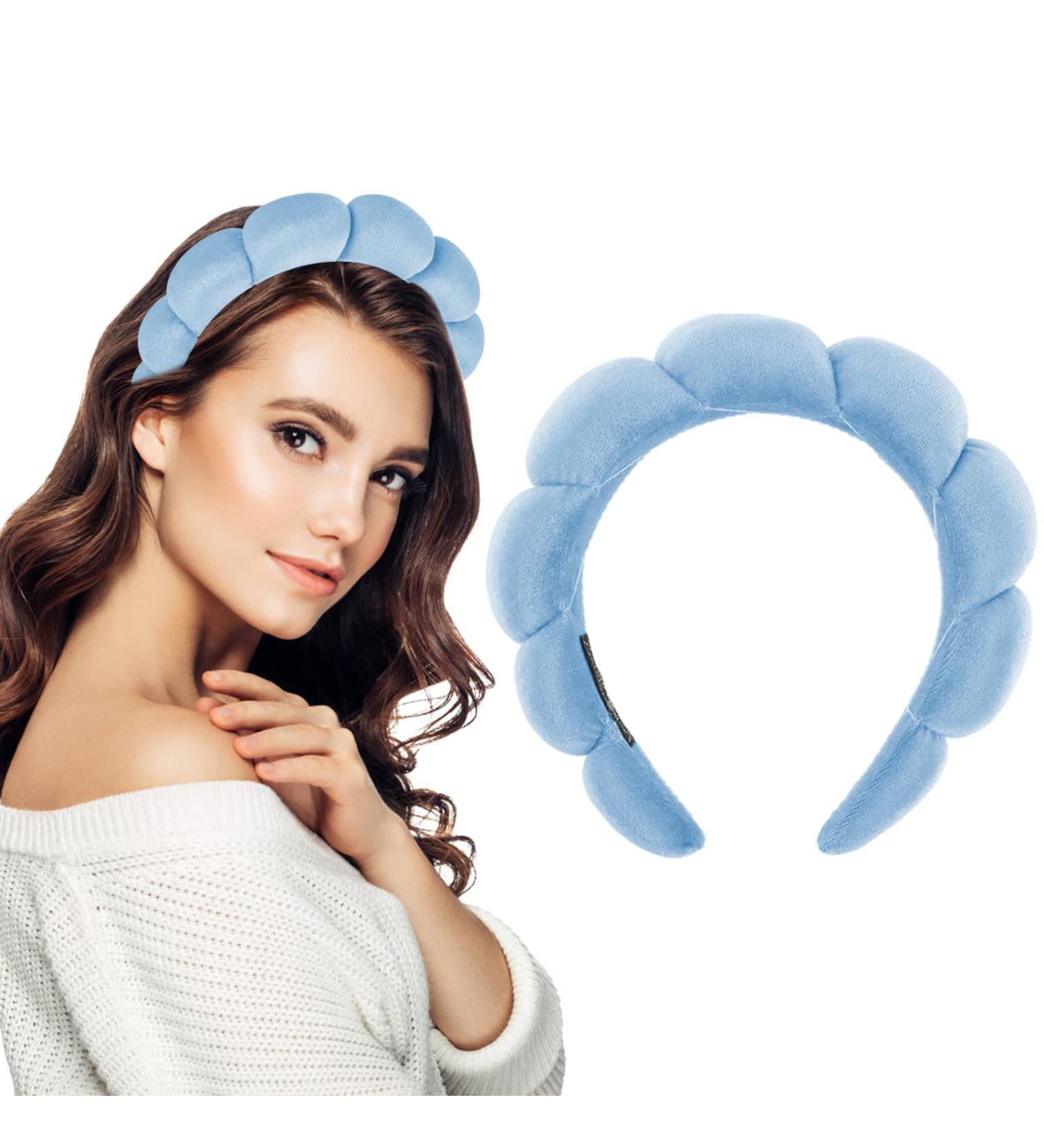 Soft Sponge Women s Spa Headband - Makeup Hair Band for Face Washing & Skin Care (Blue) - Hair Accessories - Buy Online on GoSupps.com