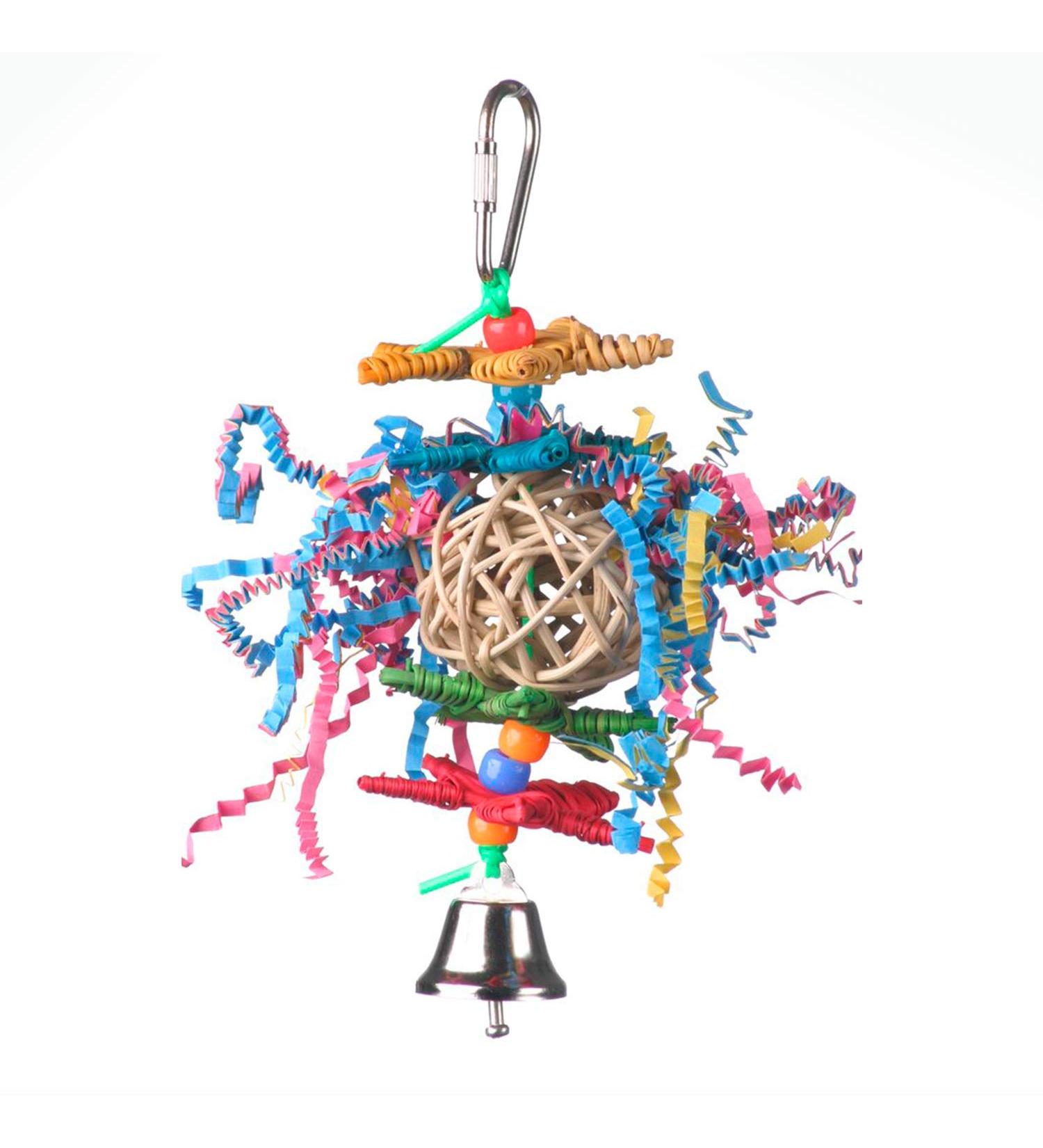 Super Bird Creations SB541 Crinkle Little Star Bird Toy - Small Bird Size 6 x 2 - Varies - Buy Online on GoSupps.com