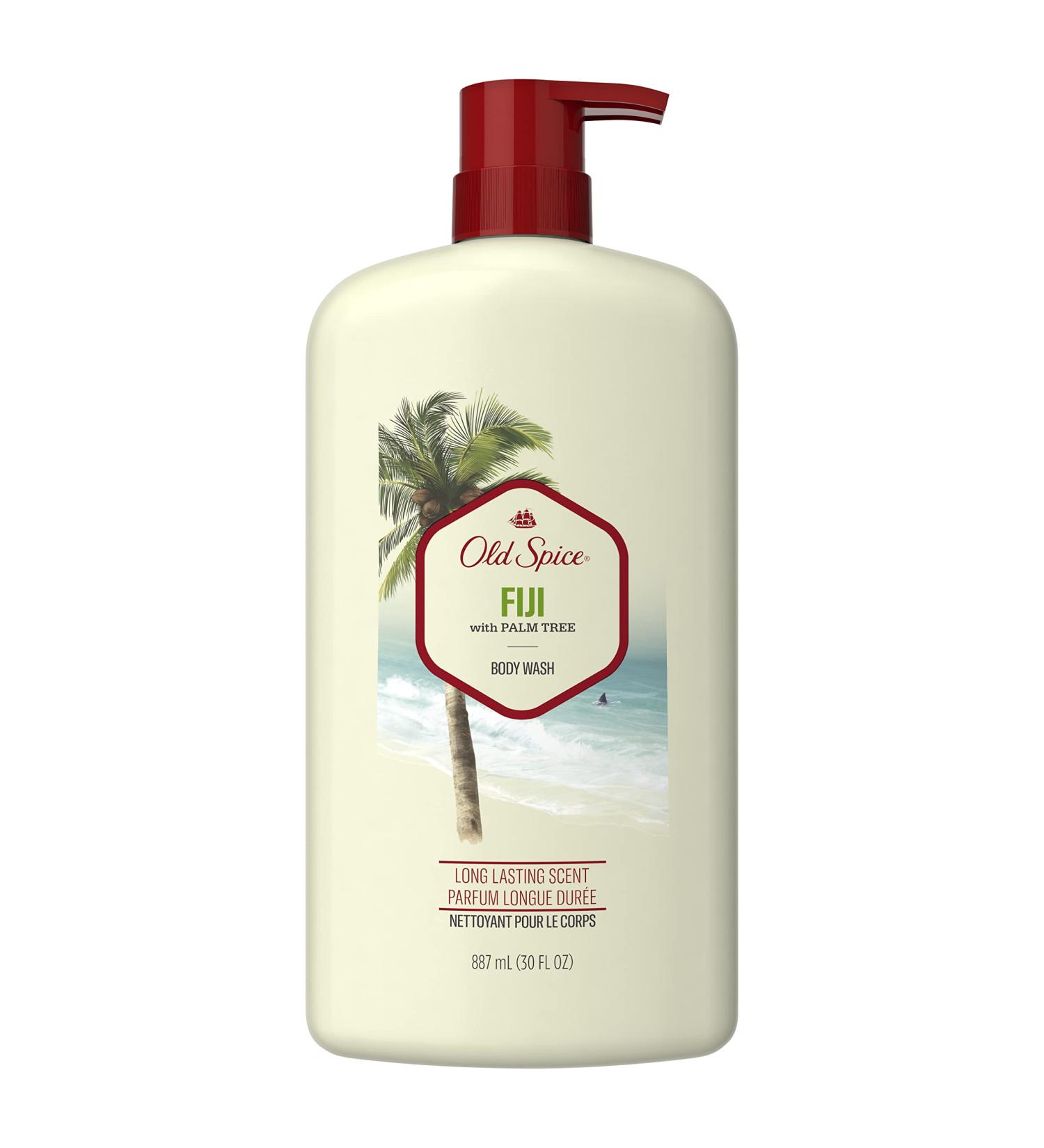 Old Spice Fiji Scent Body Wash for Men 30 fl oz - Long Lasting Freshness - Buy Online on GoSupps.com