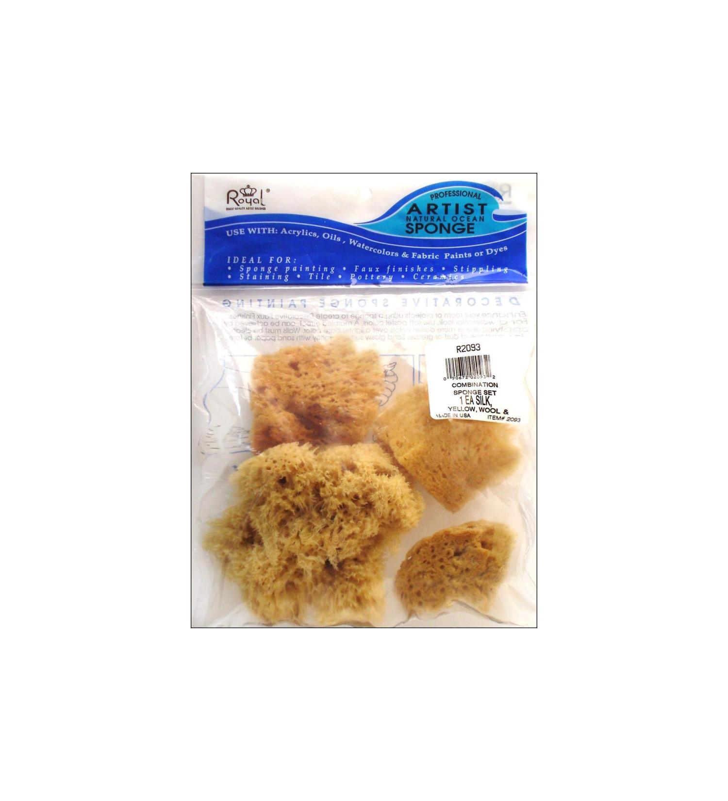 Royal & Langnickel Sea Silk Sponges Pack of 4
