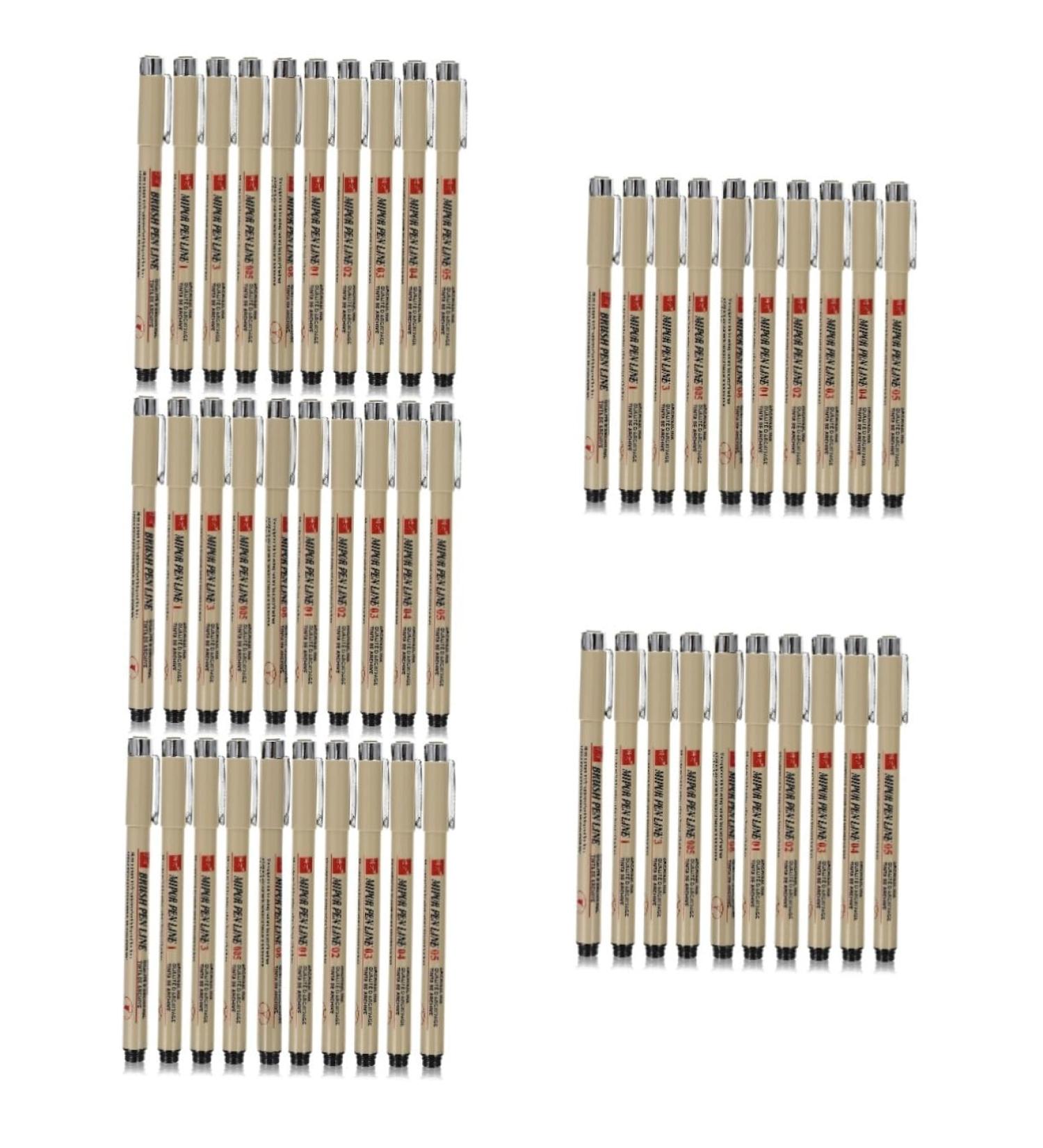 Lurrose Undercl 50 Pcs Waterproof Hook Line Acrylic Household Student Writing Pens As Shownx5pcs 13.5X1cmx5pcs - Buy Online on GoSupps.com