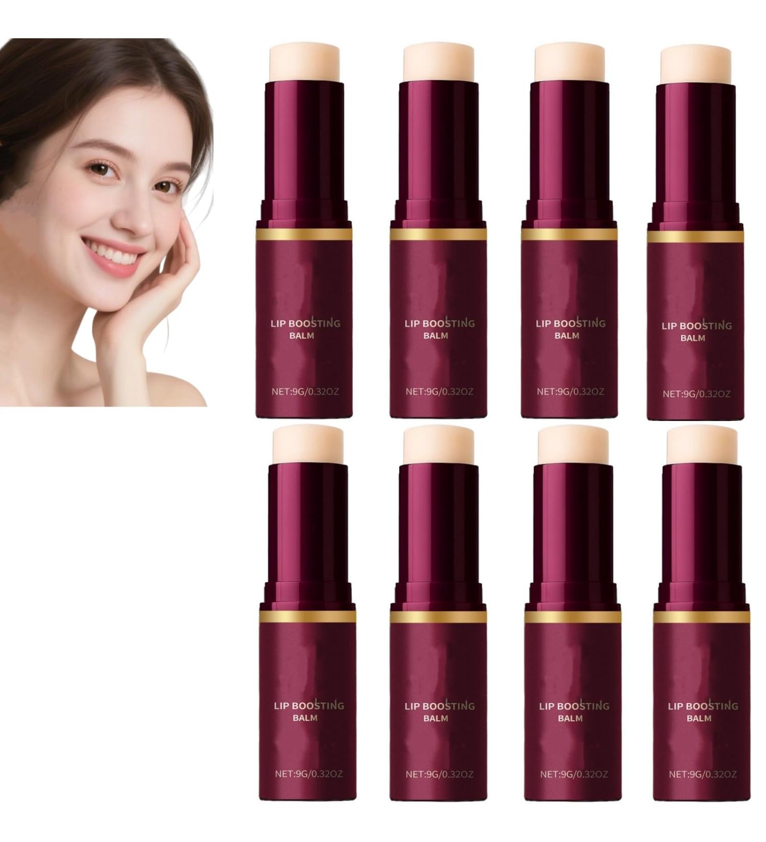  ZHJZGS Lip Enlargement Balm - Deeply moisturizing and plumping lip balm for smooth lips non-greasy moisturizing balm for daily use (9 g/0.32 oz) non-greasy moisturizing (8 PCS) - Buy Online on GoSupps.com