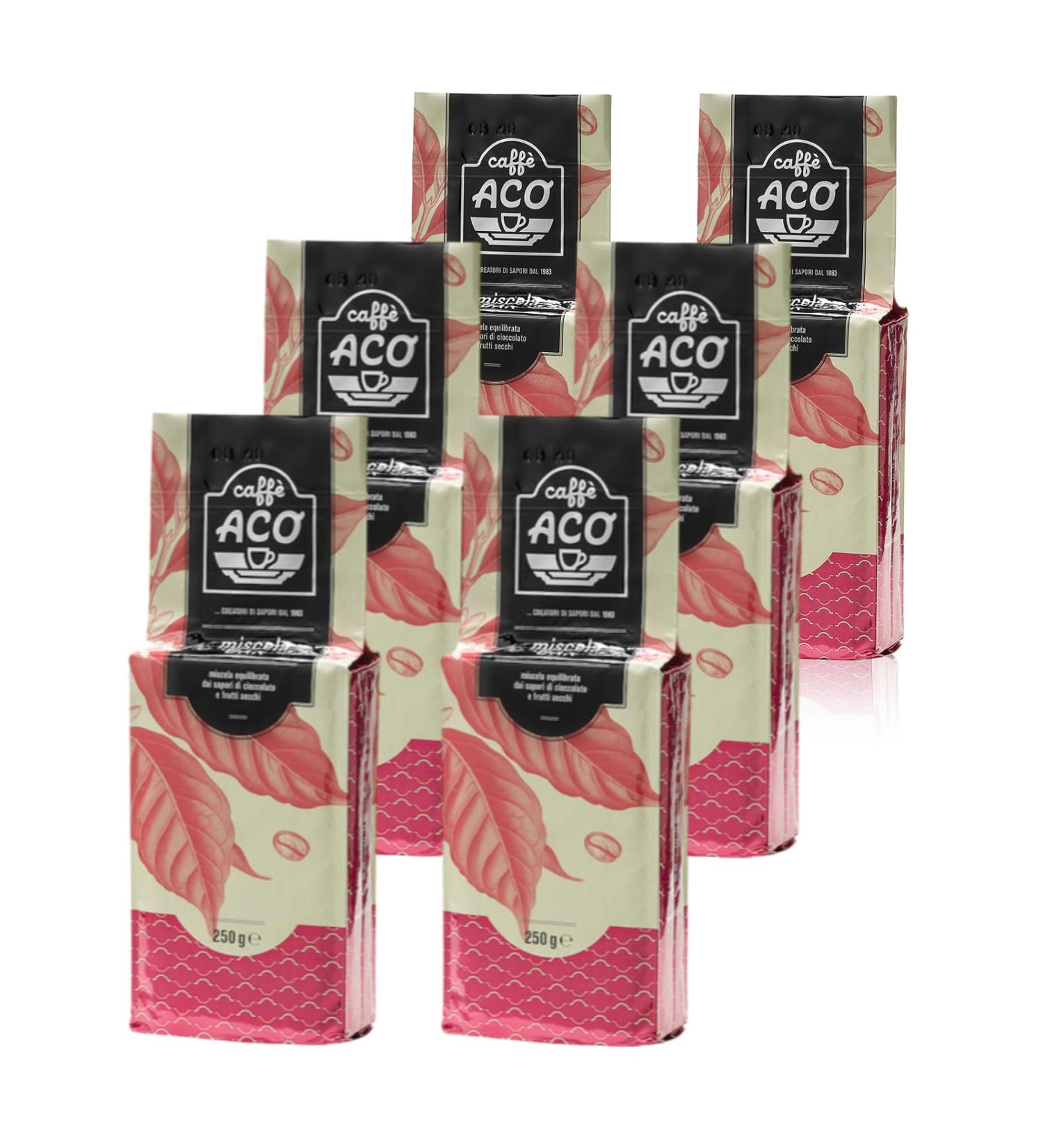 x 250 grammes Caf moulu torr faction moyenne artisanale m lange BAR 60% Arabica et 40% Robuste. M lange quilibr aux saveurs de chocolat et fruits secs - Buy Online on GoSupps.com