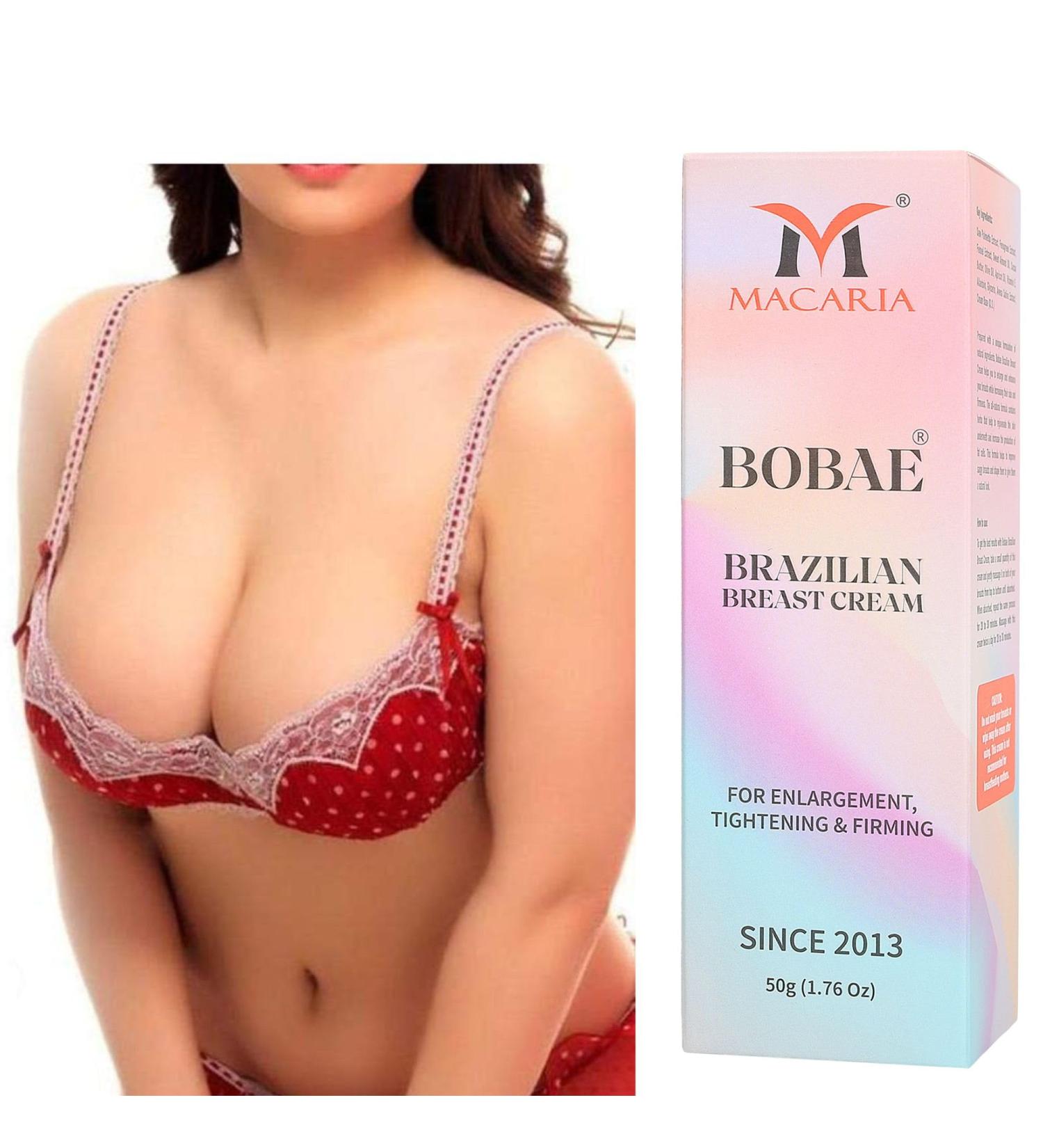 Bobae Breast Enhancement Cream for Natural Growth Firmness & Lift Herbal Collagen Formula for Fuller Bust - Buy Online on GoSupps.com