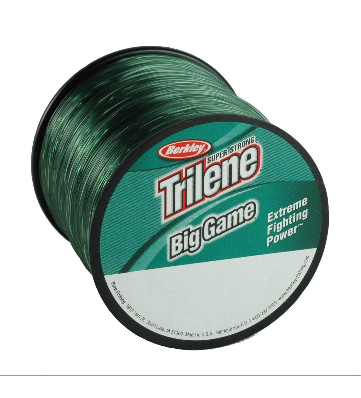 Berkley Trilene Big Game  Green  10lb | 4.5kg  1500yd | 1371m Monofilament Fishing Line  Suitable for Saltwater and Freshwater Environments - Buy Online on GoSupps.com