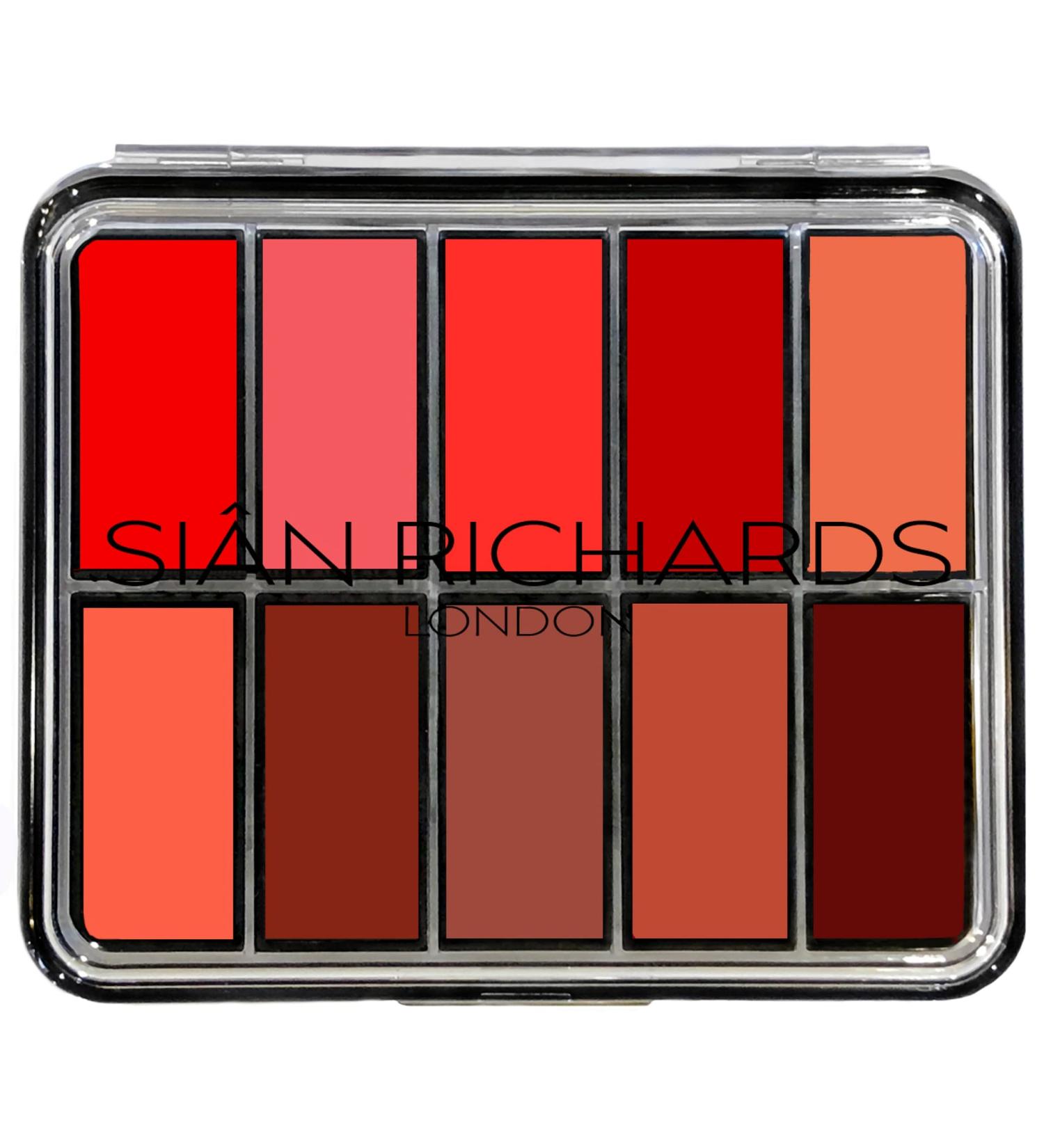 Si n Richards London Coraline Lipwear Coral 10 Colours Professional Lipstick Palette