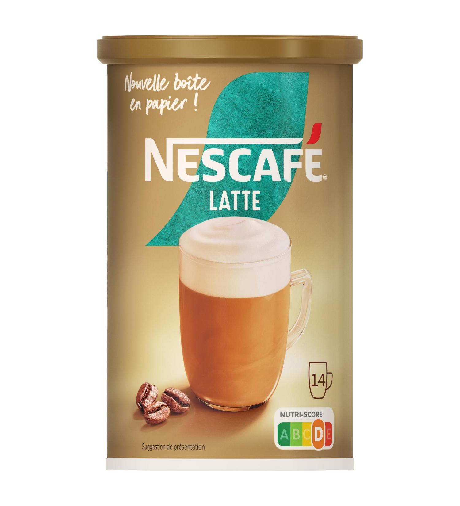 Nescaf Cappuccino Latte Instant Coffee 252g Box - Buy Online on GoSupps.com