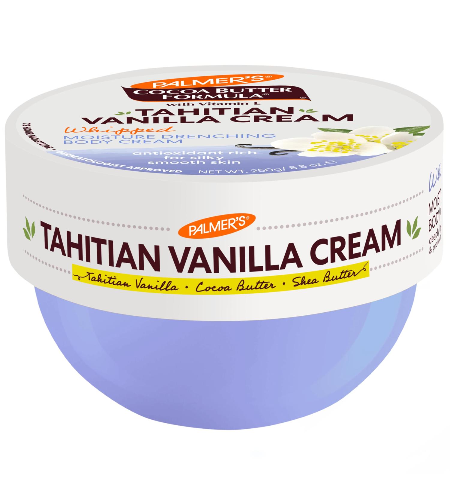Palmer's Cocoa Butter Formula Body Cream Moisture Drenching Tahitian Vanilla 8.8 Oz 72Hr Hydration with Shea Butter & Vitamin E for Softer Skin Protects & Soothes Dryness Dermatologist Approved - Buy Online on GoSupps.com