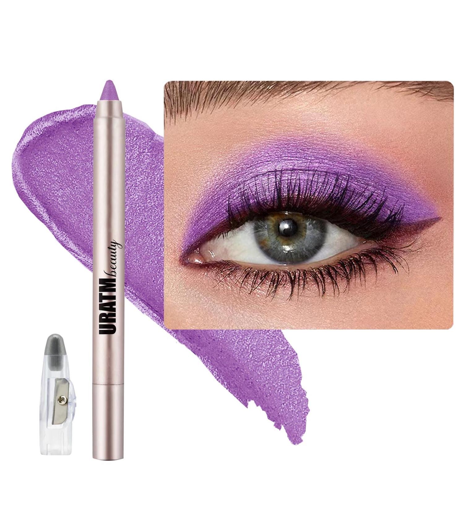 Buy Purple Violet Eyeshadow Stick | Waterproof Long-Lasting Creamy Eye Brightener & Highlighter Pencil - Smooth Shimmer Makeup - Buy Online on GoSupps.com