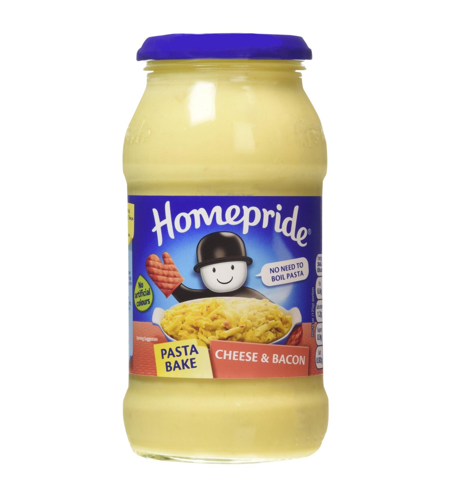 Homepride Pasta with cheese and bacon 500 g - Buy Online on GoSupps.com