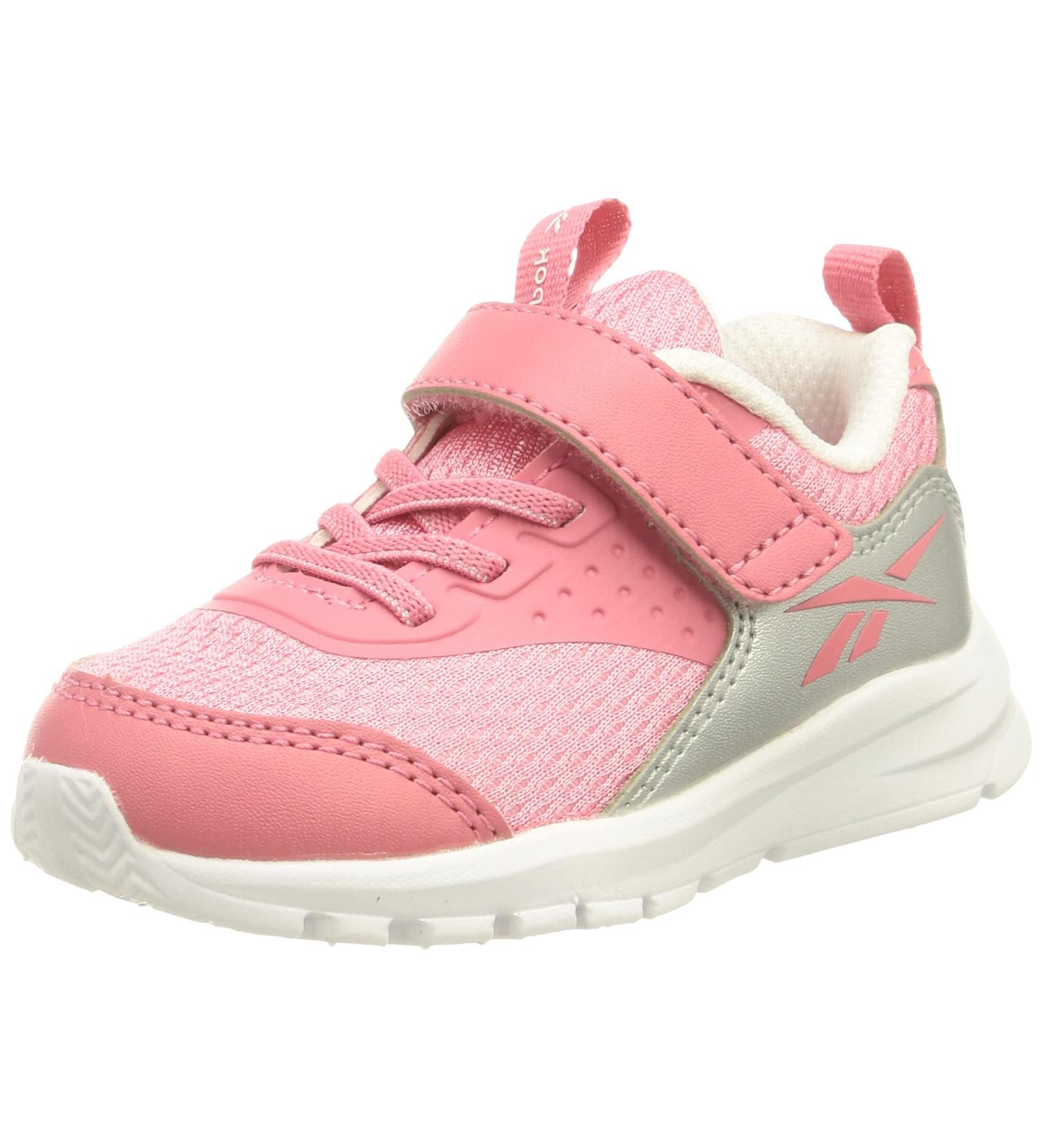 Reebok Baby Girl's Rush Runner 4.0 TD Sneakers - Astro Pink/Silver/White, UK 6.5 Child - Buy Online on GoSupps.com