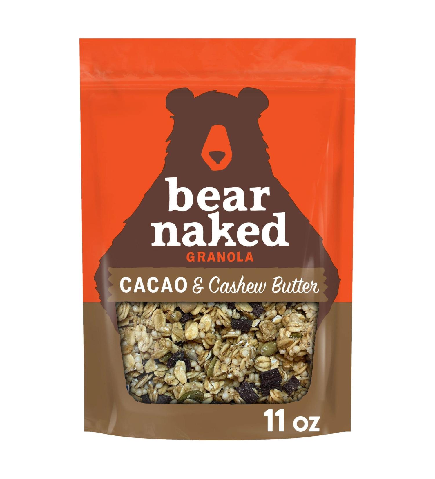 Bear Naked Cacao Plus Cashew Butter Granola 11 Ounce - Buy Online on GoSupps.com
