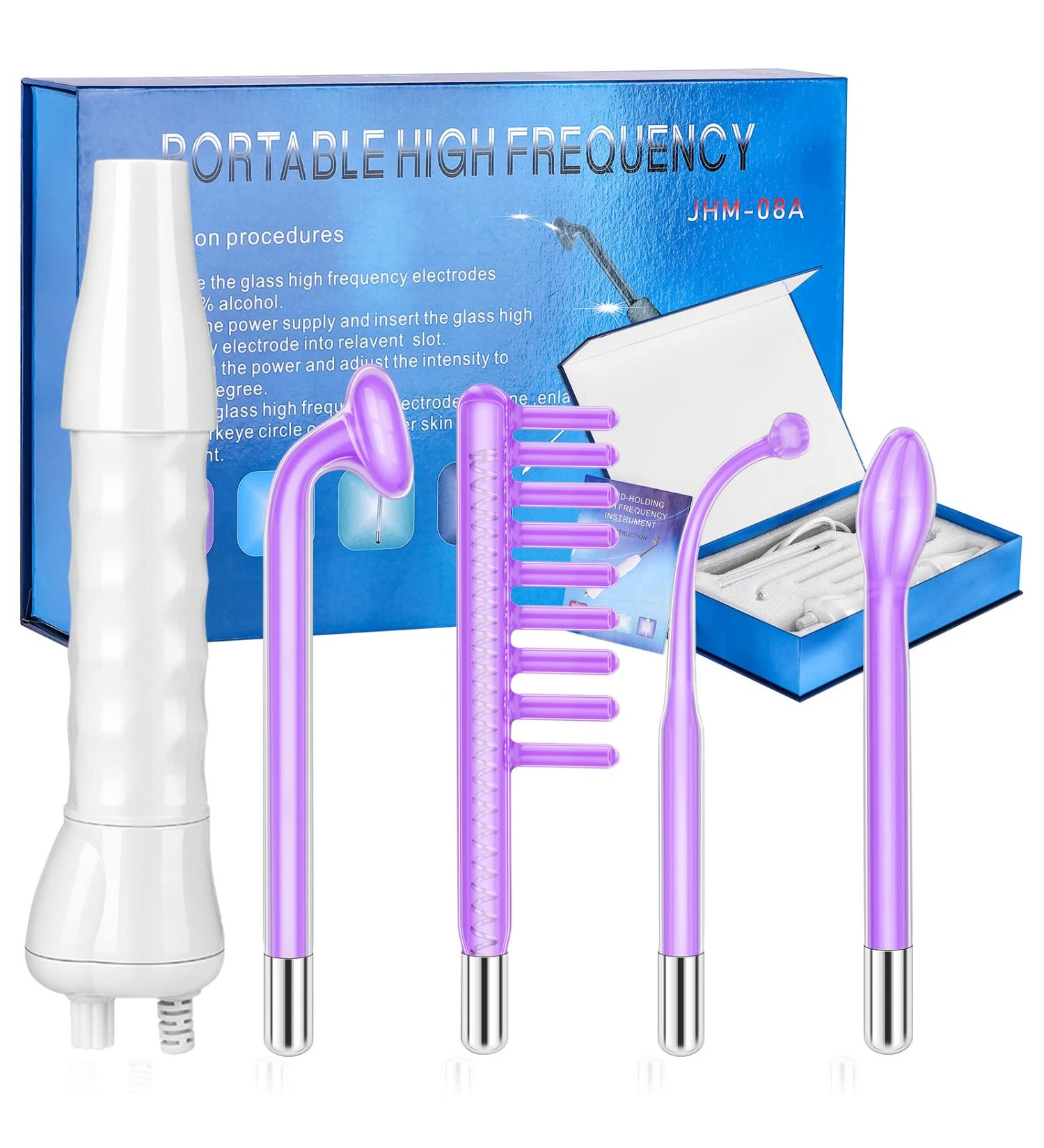 Beauty Star Facial Wand Machine - Violet Portable Beauty Device for Women/Men - Buy Online on GoSupps.com