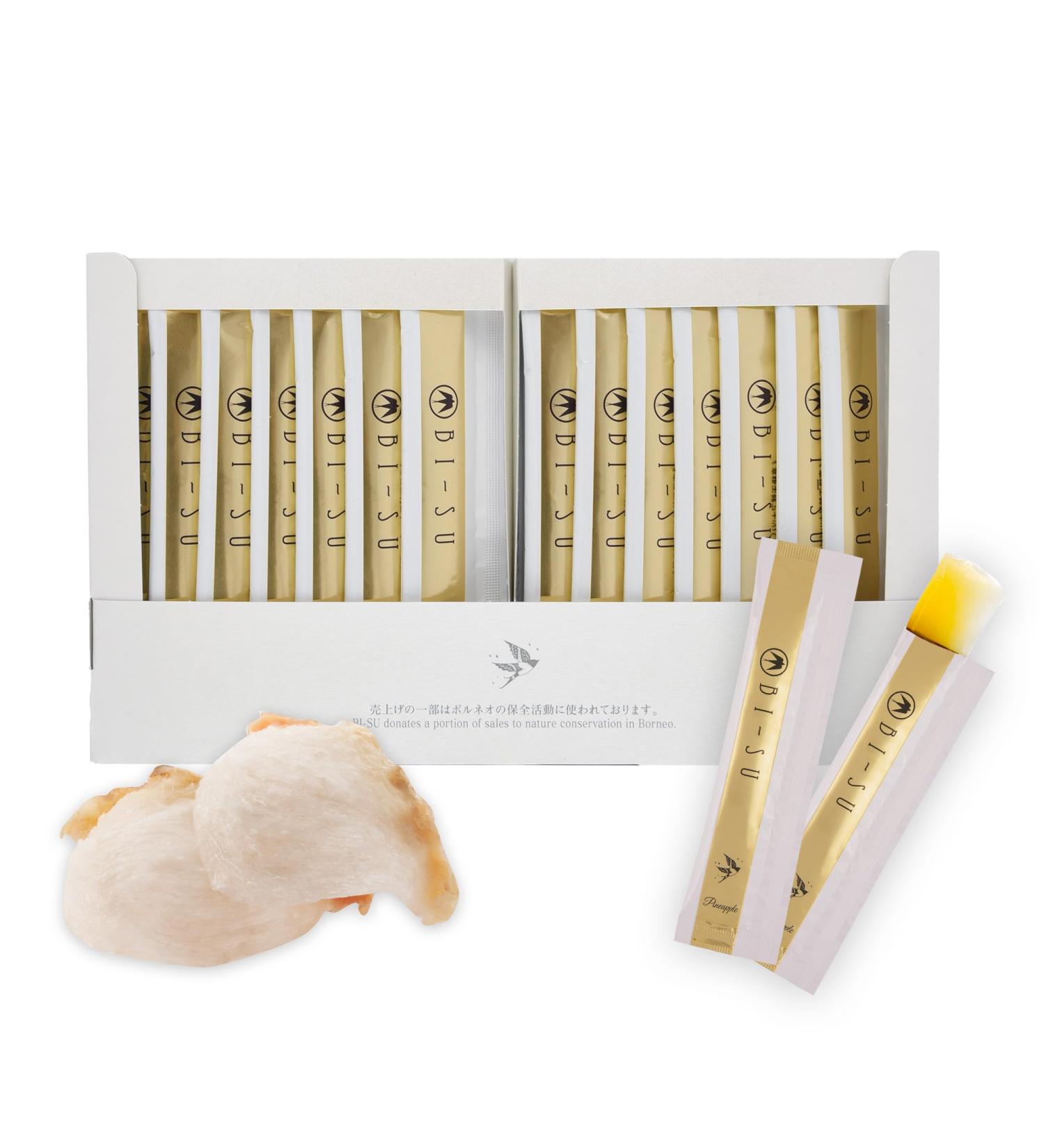 BI-SU Beauty Essence Collagen Jelly Stick with Vitamin C, Fish Collagen Peptides, Anti Aging, Maintain Skin Elasticity, Immunity Support, Japan Beauty Skin Care Secret, Pineapple Flavor, 30 PCS Jelly (Pineapple, 30pcs) - Buy Online on GoSupps.com