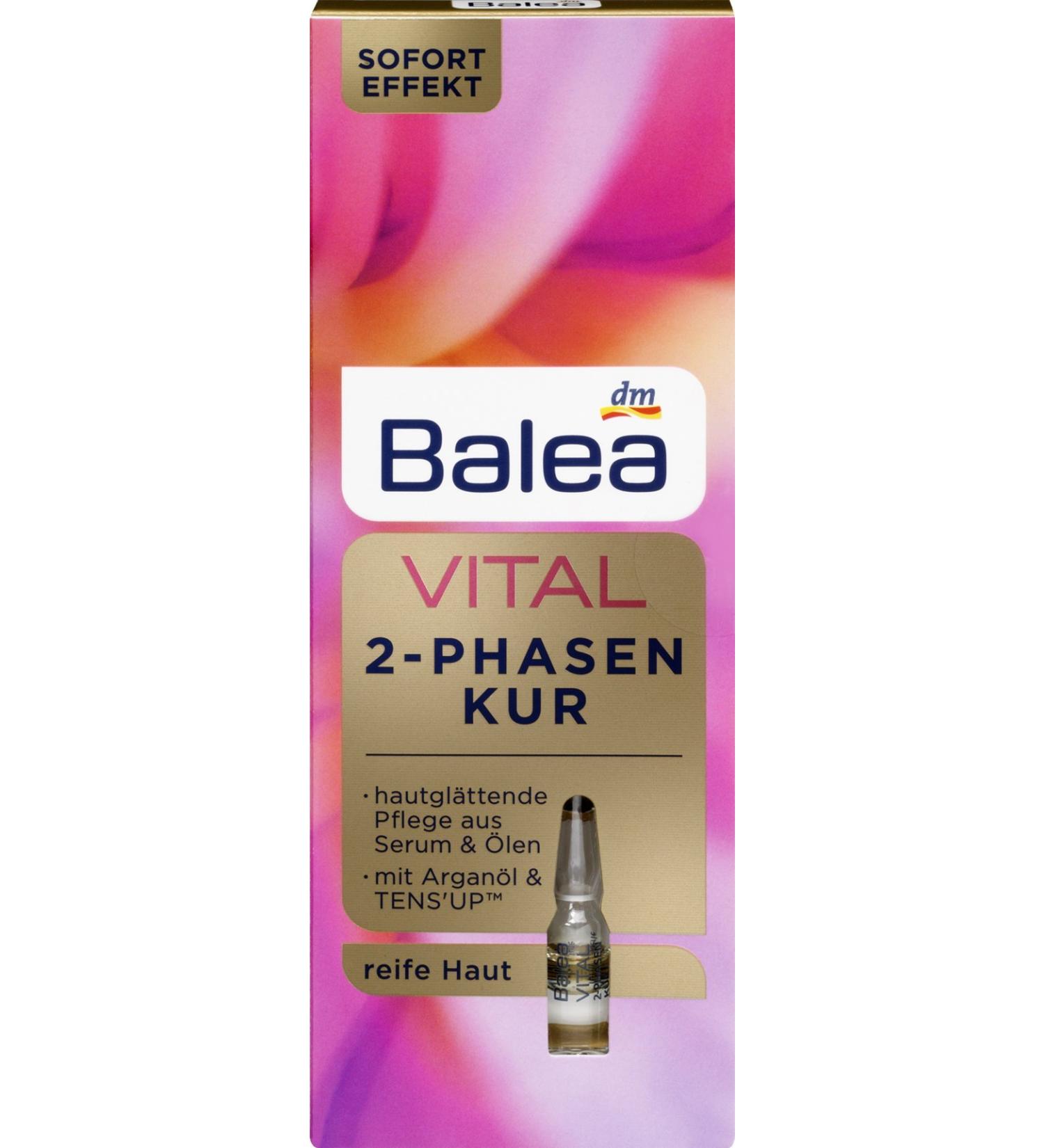 Balea ampoule Vital 2-phase cure 7 ml - German product