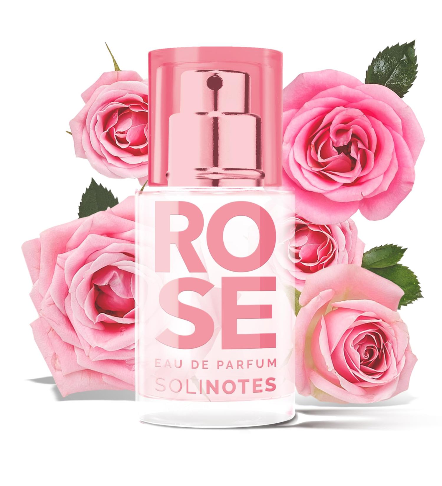 SOLINOTES Rose Perfume for Women - Eau De Parfum | Delicate Floral and Soothing Scent - Made in France - Vegan - 0.5 fl.oz - Buy Online on GoSupps.com