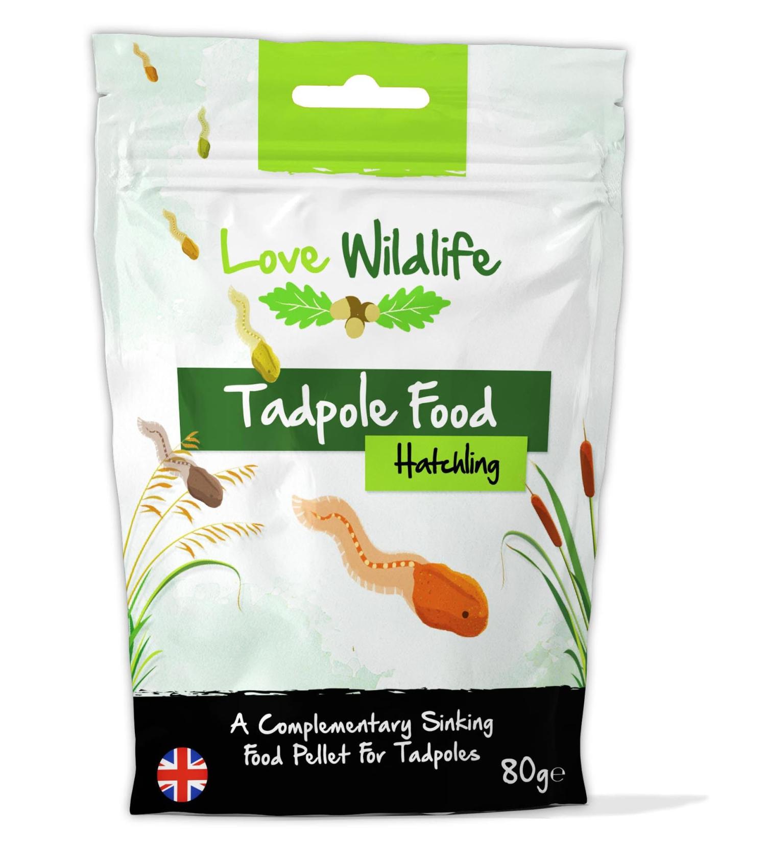 Love Wildlife Tadpole Hatchling Food 80g - Frogs Toads Newts - Buy Online on GoSupps.com