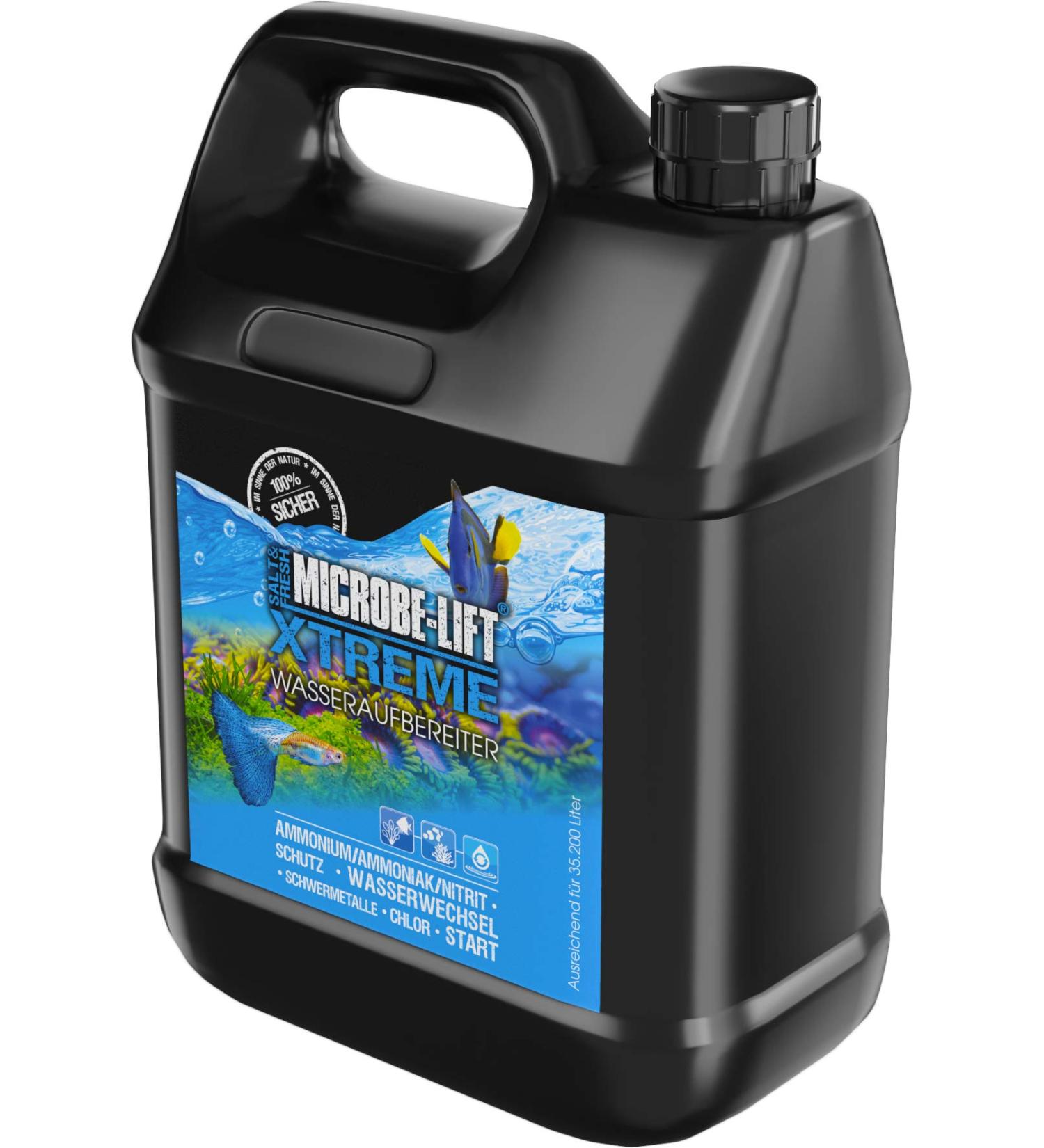 Microbe-Lift Xtreme 3785 ml - Neutralize Harmful Substances in Aquariums | Fish-Friendly Water | Removes Chlorine & Heavy Metals - 1 Gallon - Buy Online on GoSupps.com