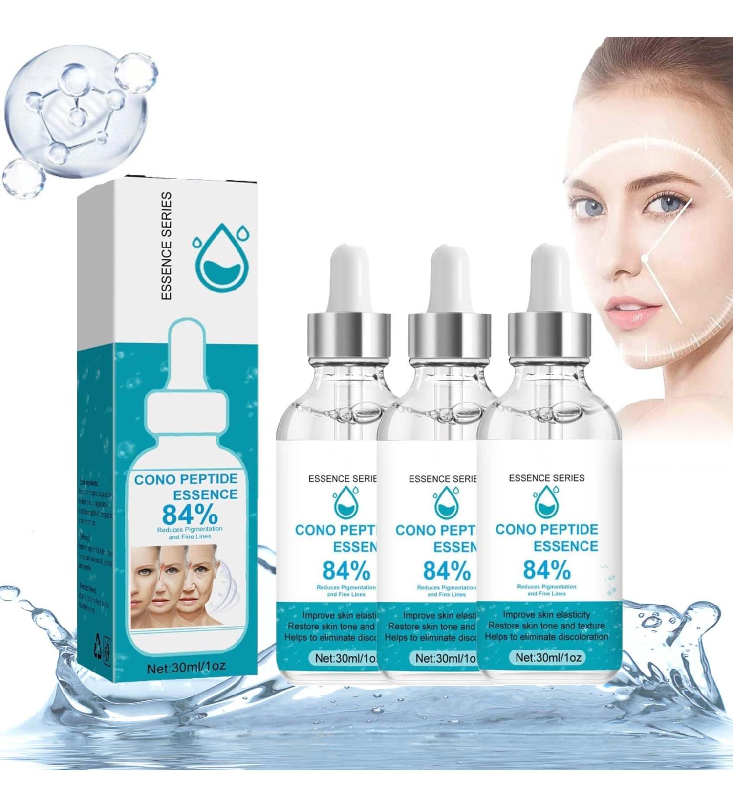 Cono Peptide Essence 84% Effective Anti-ageing 30ml Cono Peptide Essence Anti-Aging Wrinkle Serum Instant Lifting Face Skin Care Reduce Pigmentation And Fine Lines for all of Skin (3pcs) - Buy Online on GoSupps.com