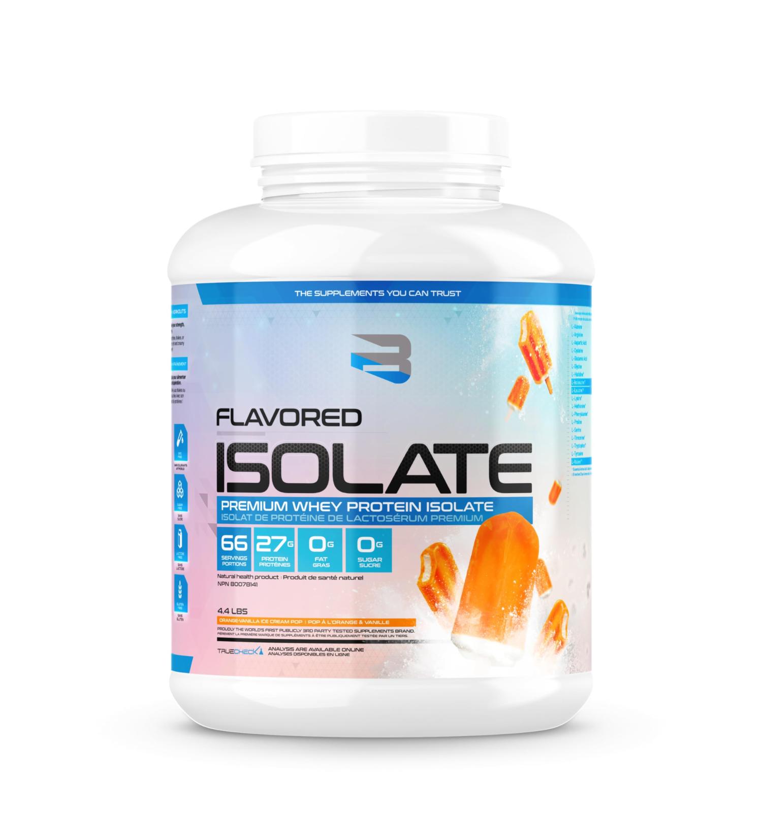 Believe Supplements Protein Powder - Puclicly 3rd Party Tested Whey Protein Powder for Muscles and Baked Goods Rich & Creamy Taste for Growth Strength & Recovery Easily Mixable for Shakes Smoothie 66 servings (Orange Creamsicle) Orange Vanilla Ice Cream P - Buy Online on GoSupps.com