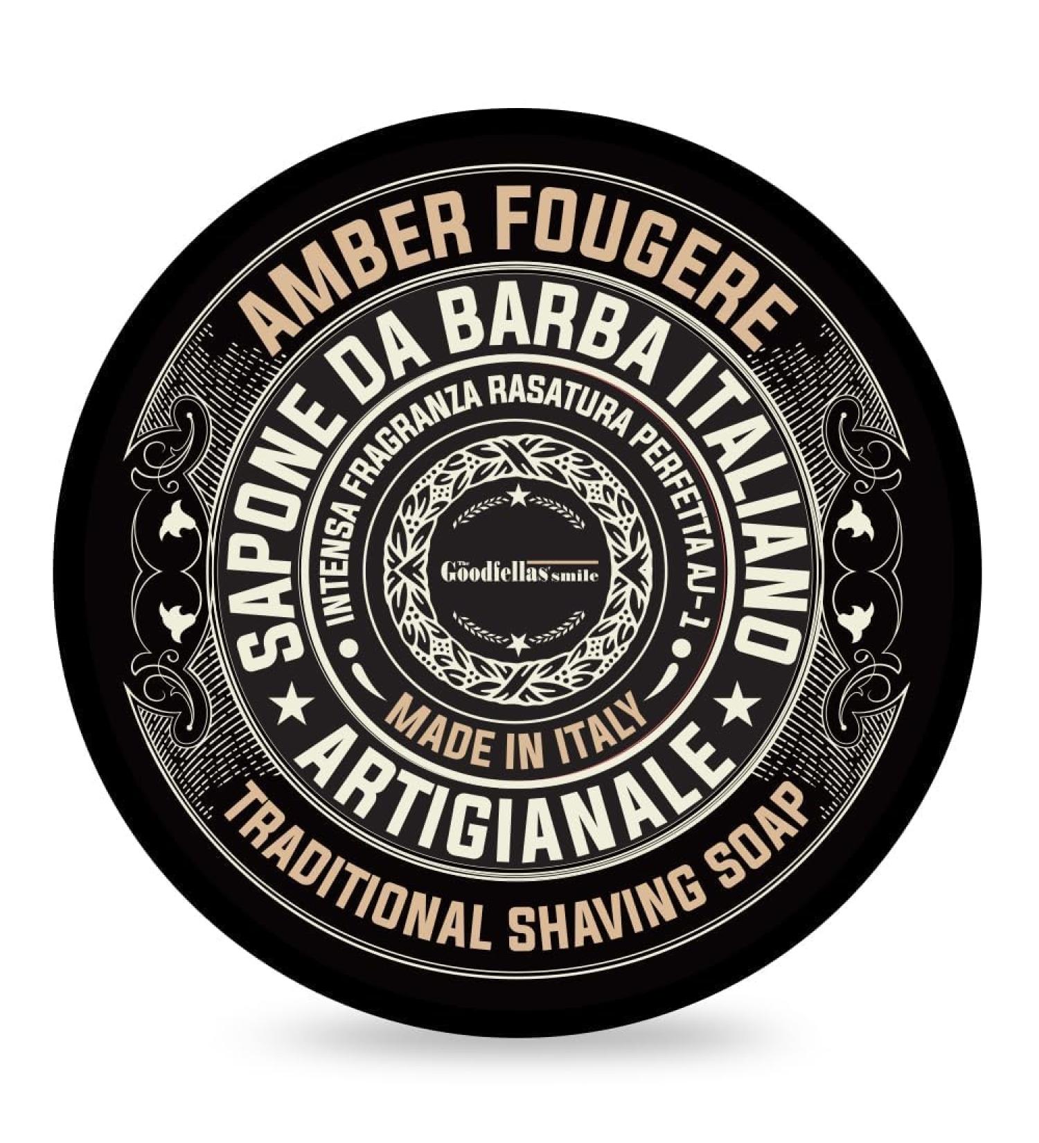 THE GOODFELLAS SMILE Loop Traditional Shaving Soap - Made in Italy 100g | Premium Shaving Essentials for Men - Buy Online on GoSupps.com
