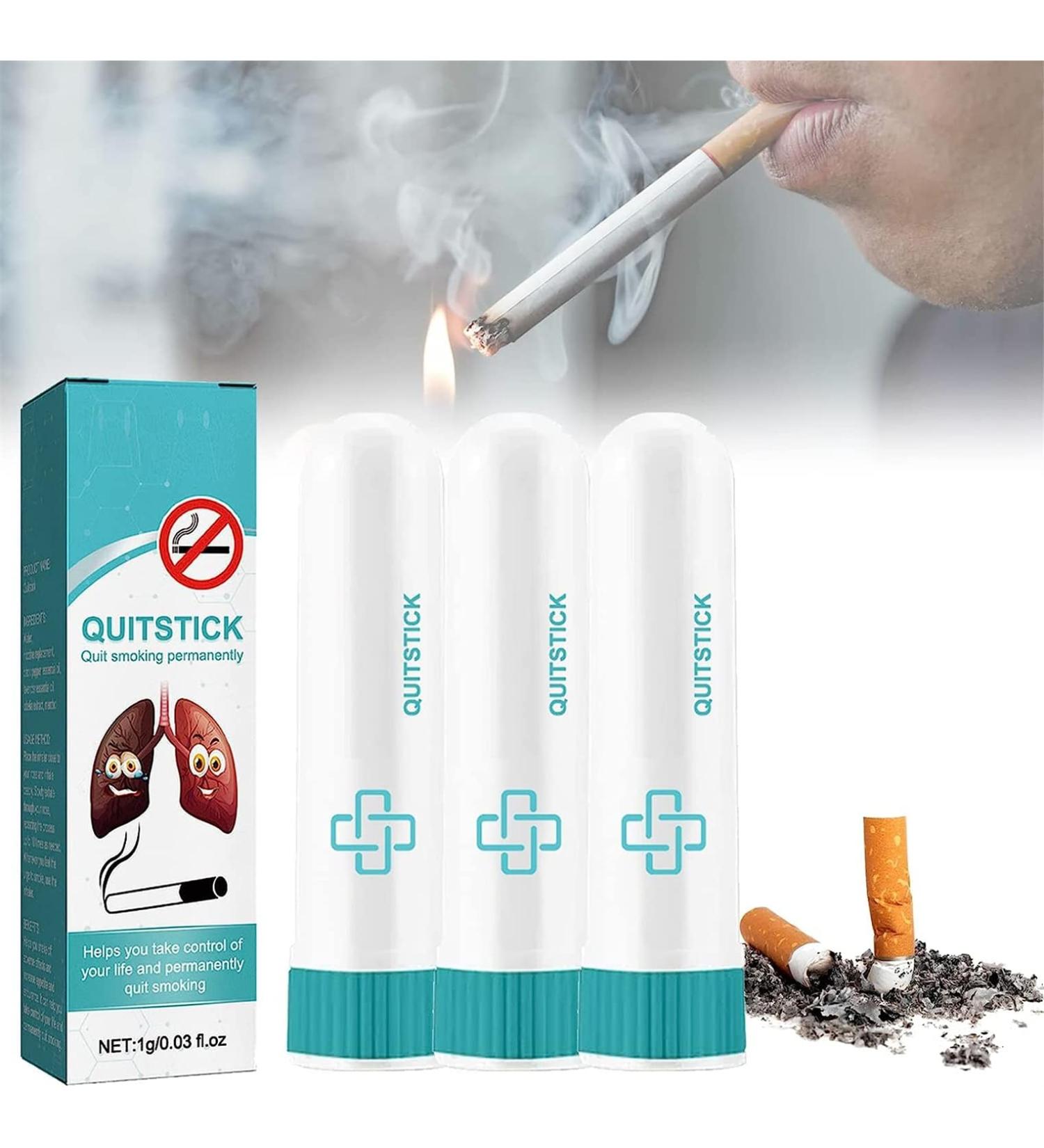 BreatheFree QuitStick - Easy Aromatherapy Inhaler | Natural Craving Suppressant (3 Pcs) - Quit Smoking Aid - Buy Online on GoSupps.com