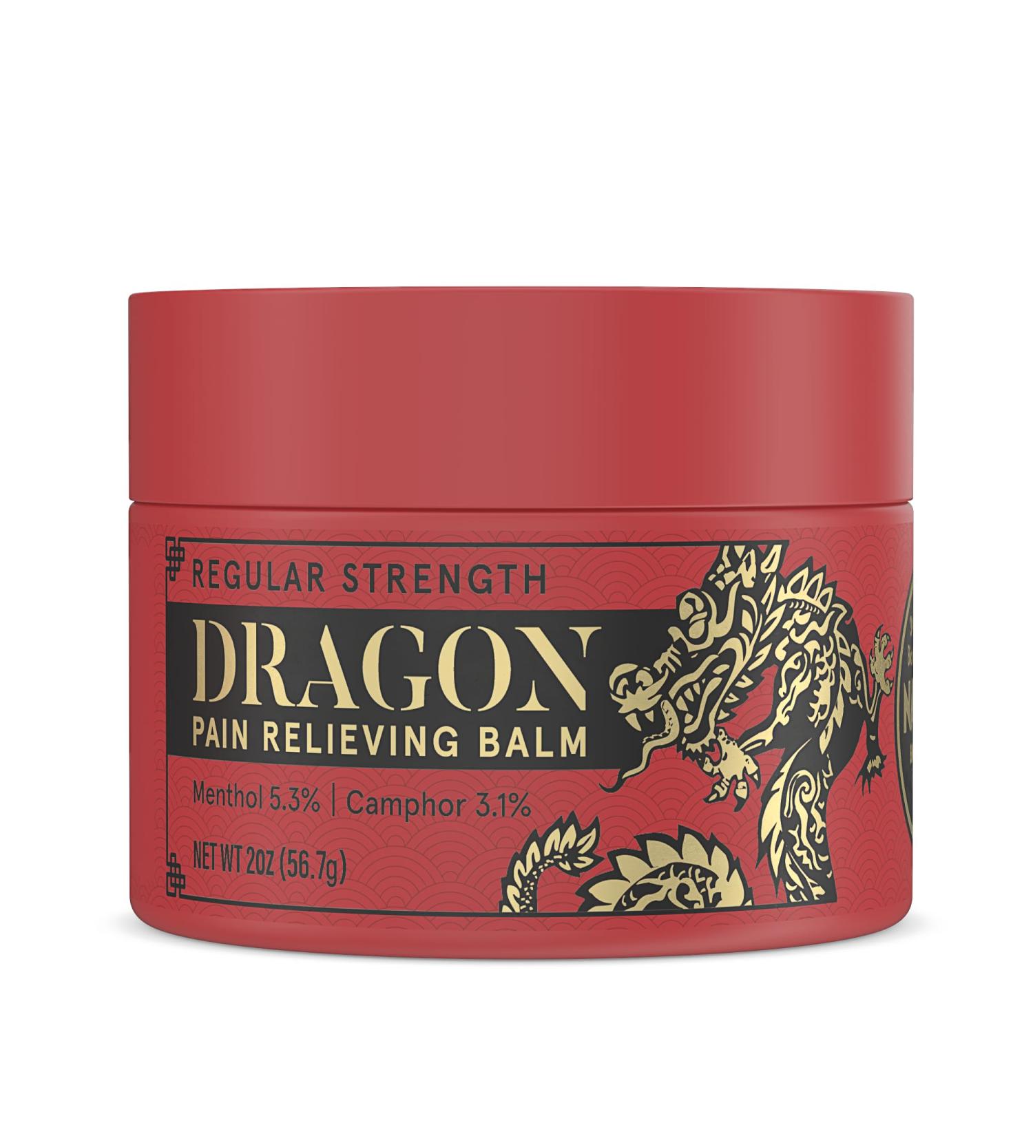 Dragon Pain Relieving Balm 2.0 oz - Effective Muscle & Joint Relief for Back Elbows Hips Legs & Neck - Fast Shipping Worldwide - Buy Online on GoSupps.com