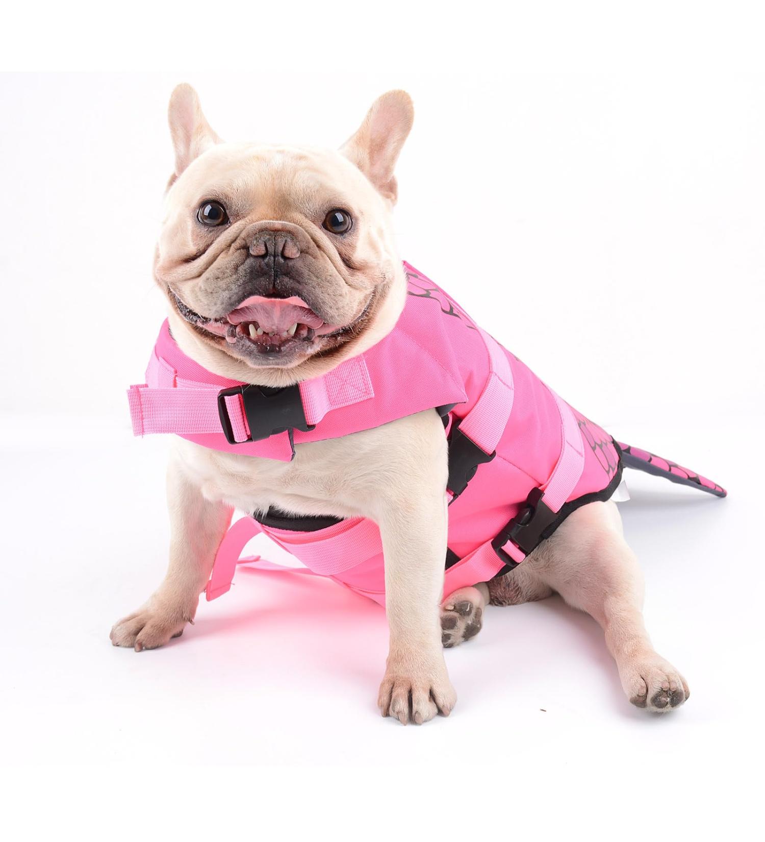 Hofrenchies Mermaid Dog Bathing Suit | Safety Vest for French Bulldogs | Size S - Buy Online on GoSupps.com