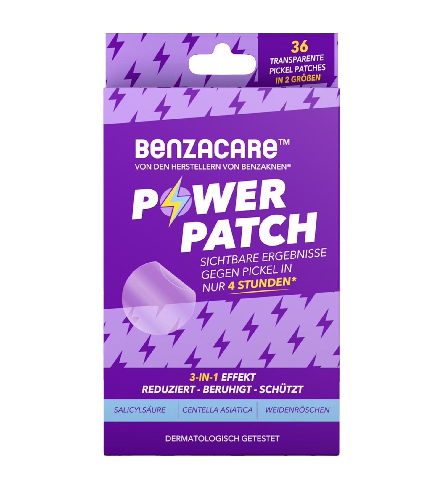 Benzacare Anti Pimple Patches Fast Acne Relief in 4 Hours 36 Salicylic Acid Patches Reduces Redness & Inflammation | Korean Skincare Solution - Buy Online on GoSupps.com