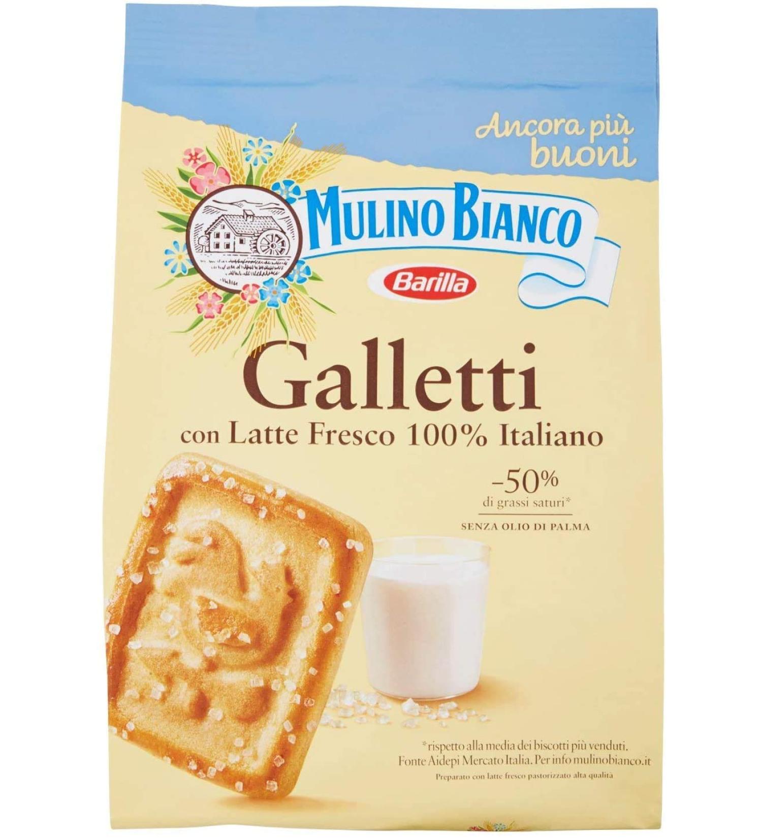 White Mill 3 x Biscuits Biscuits 800g Italy Pastel Brioche Biscuits