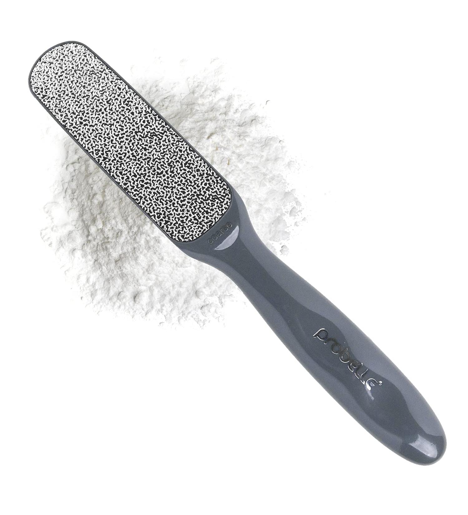 Probelle Double Sided Multidirectional Nickel Foot File Callus Remover - Instantly Reduce Calluses and Corns to Powder, Safe Tool (Dark Grey) - Buy Online on GoSupps.com