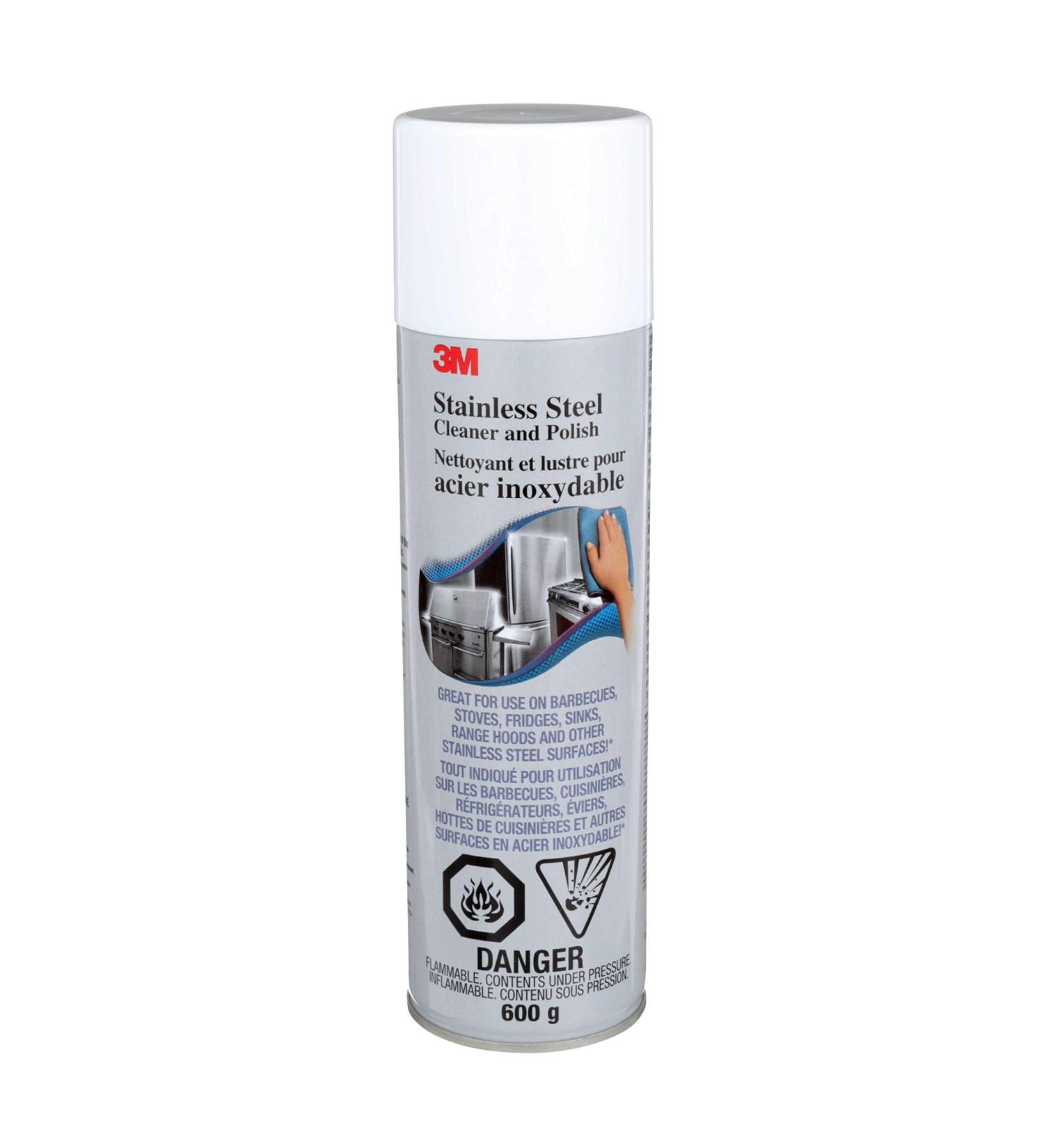 3M Stainless Steel Cleaner & Polish 21 oz. Aerosol 1-Pack - High Gloss Formula Removes Fingerprints - Buy Online on GoSupps.com