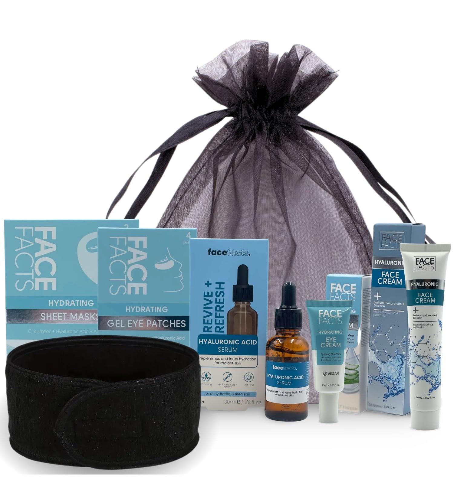 6pcs Moisturizing Face Mask Set Gel Masks Hyaluronic Acid Serum Eye Cream 6pcs - Buy Online on GoSupps.com