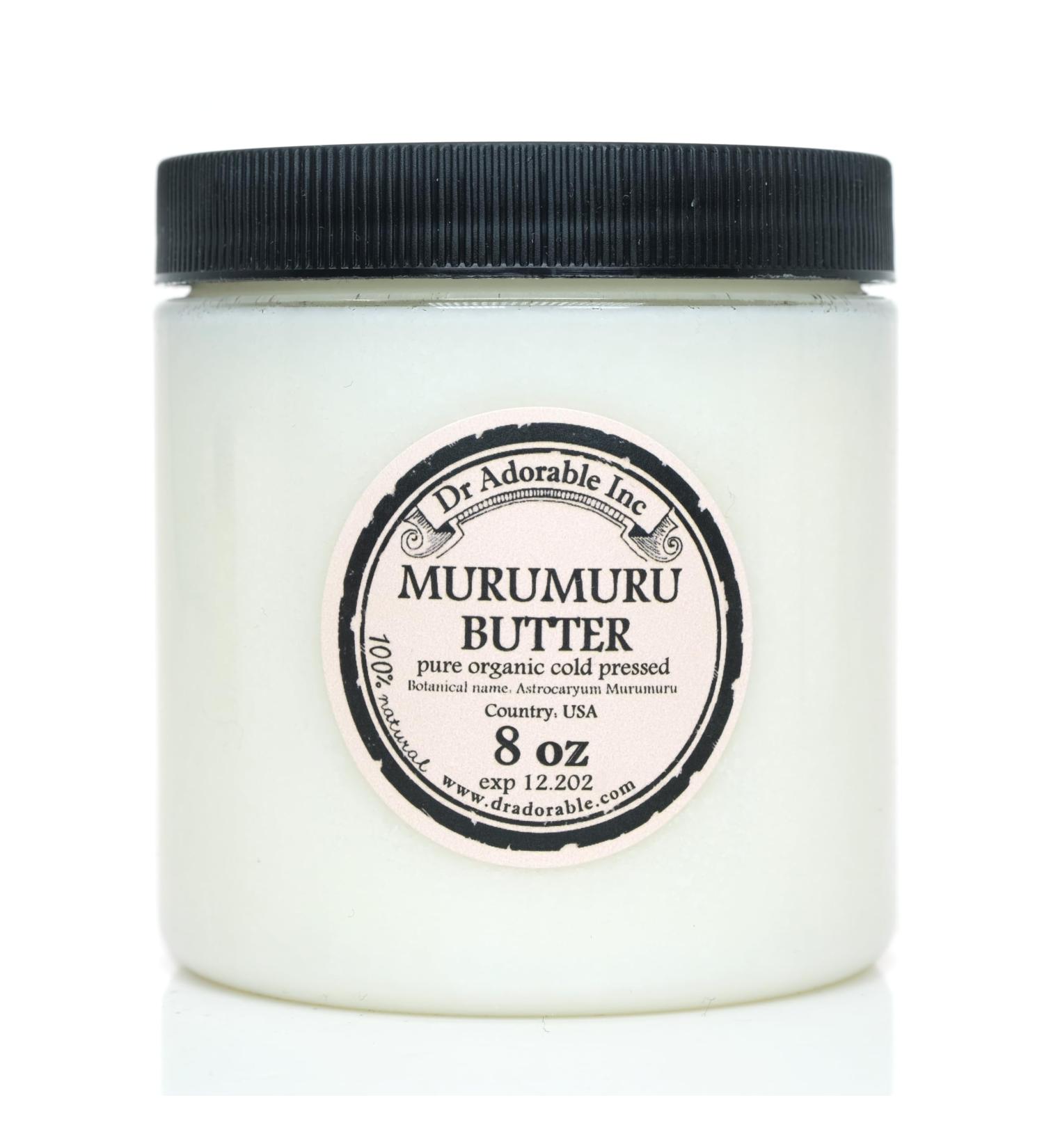 Dr Adorable Murumuru Butter - 8 oz Organic Cold Pressed Body Butter Lotion & Soap Making Supplies - Pure Natural Formula for Radiant Skin - Buy Online on GoSupps.com