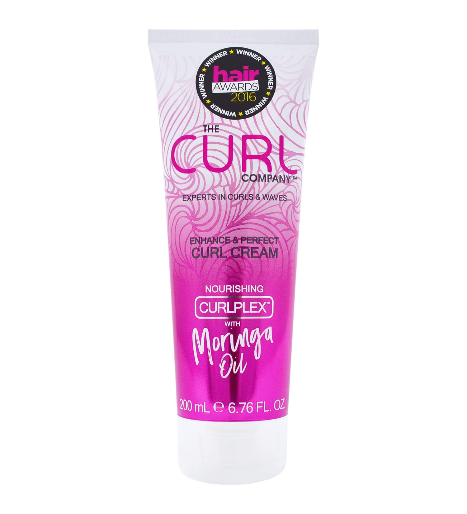 The Curl Company Enhance & Perfect Curl Cream 200ml with Curplex & Moringa Oil. Ideal for Curls & Waves - Buy Online on GoSupps.com
