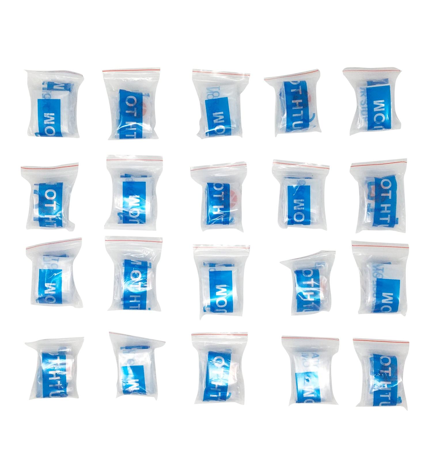 CPR Face Shield Masks 20-Pack - First-Aid Kit Essential for Trauma Response - Buy Online on GoSupps.com